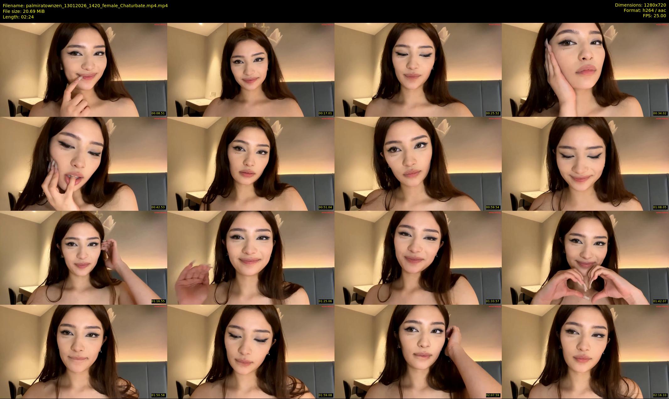 palmiratownzen — 3 minute Chaturbate female cam show recording, 720p, Jan 13, 2026