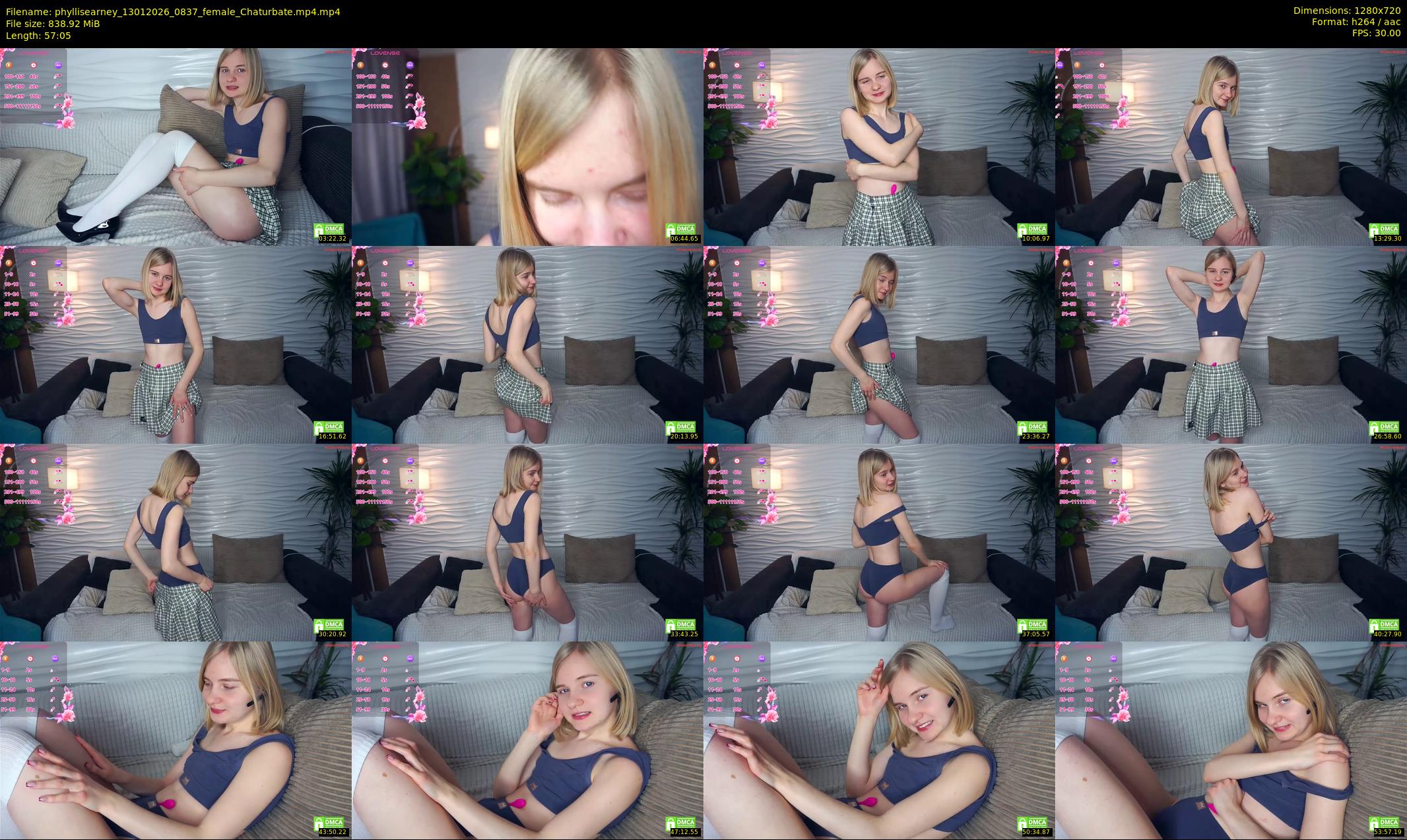 phyllisearney — 58 minute Chaturbate female cam show recording, 720p, Jan 13, 2026