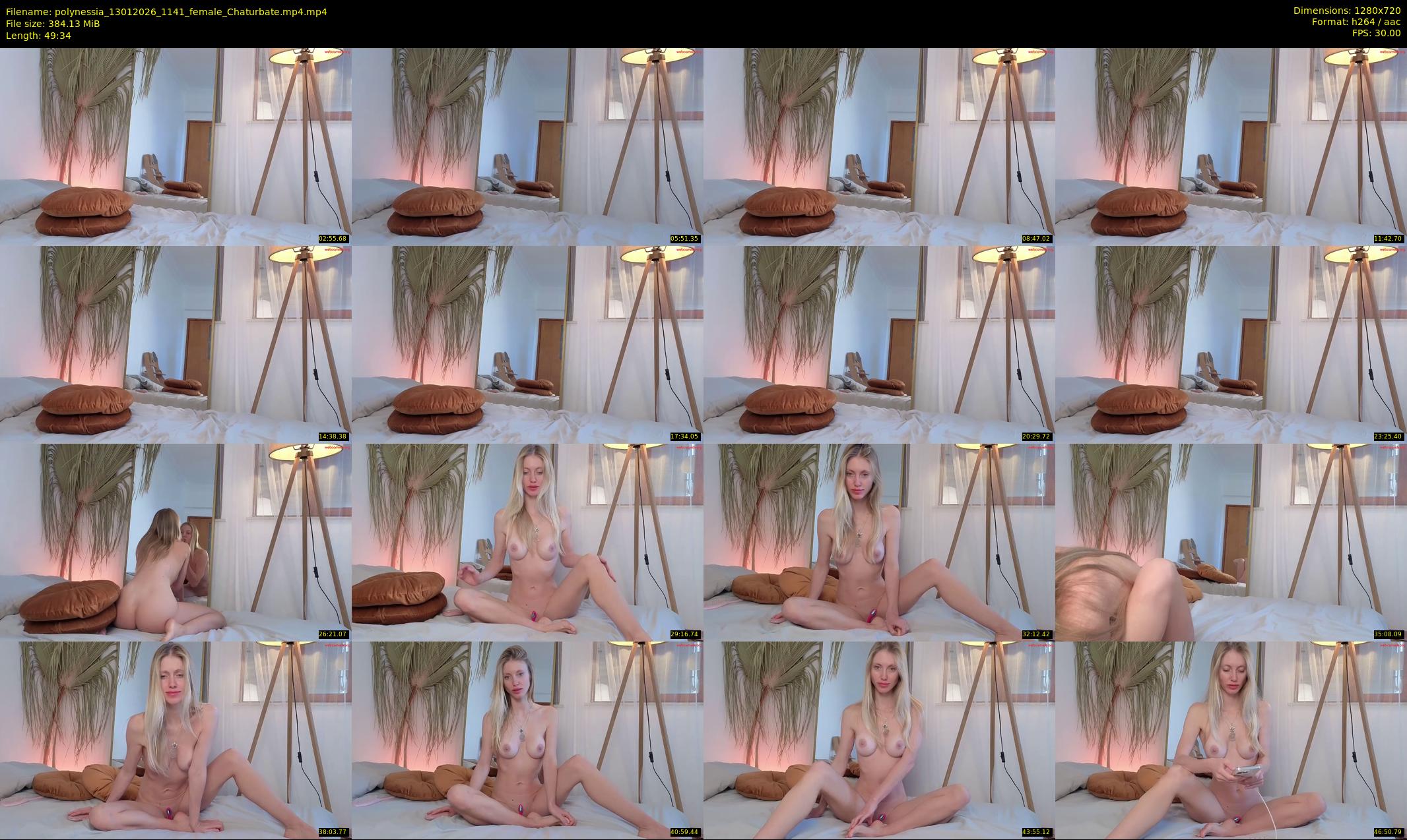 polynessia — 50 minute Chaturbate female cam show recording, 720p, Jan 13, 2026
