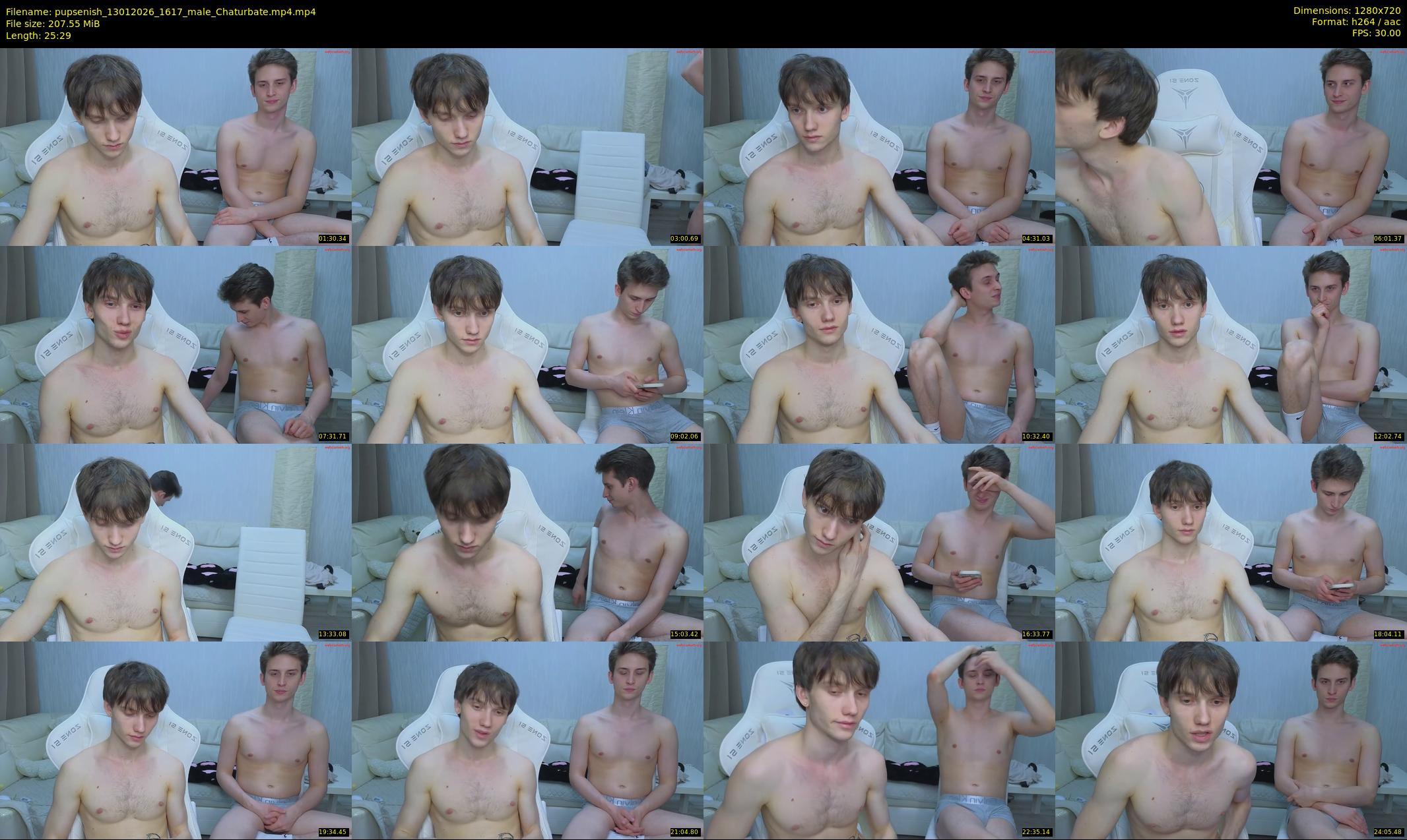 pupsenish — 26 minute Chaturbate male cam show recording, 720p, Jan 13, 2026