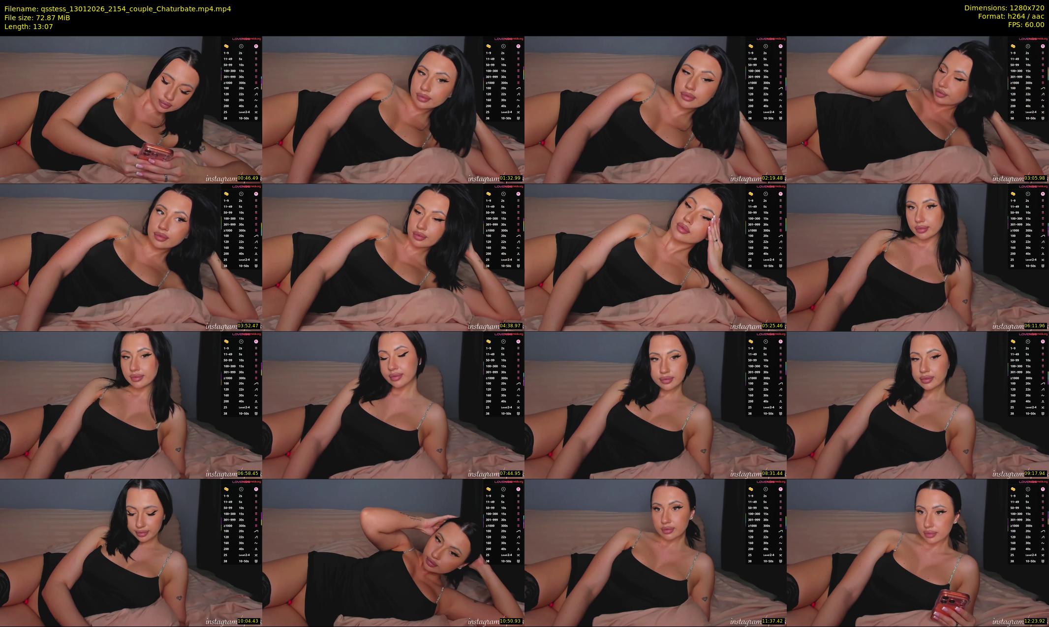 qsstess — 14 minute Chaturbate female cam show recording, 720p, Jan 13, 2026