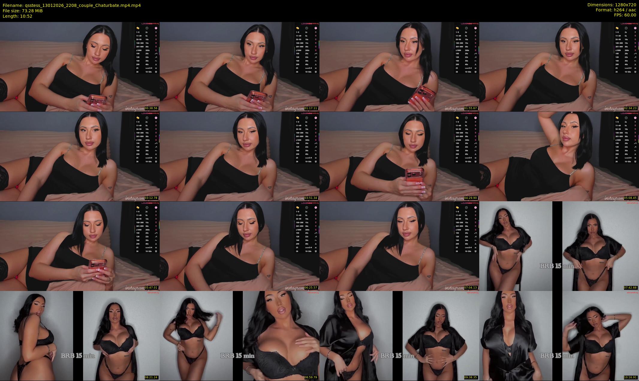 qsstess — 11 minute Chaturbate female cam show recording, 720p, Jan 13, 2026