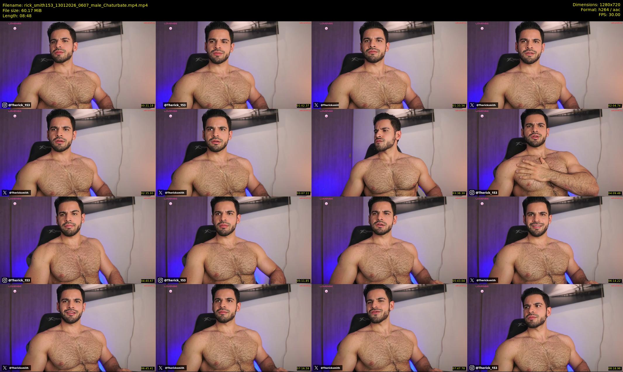 rick_smith153 — 9 minute Chaturbate male cam show recording, 720p, Jan 13, 2026