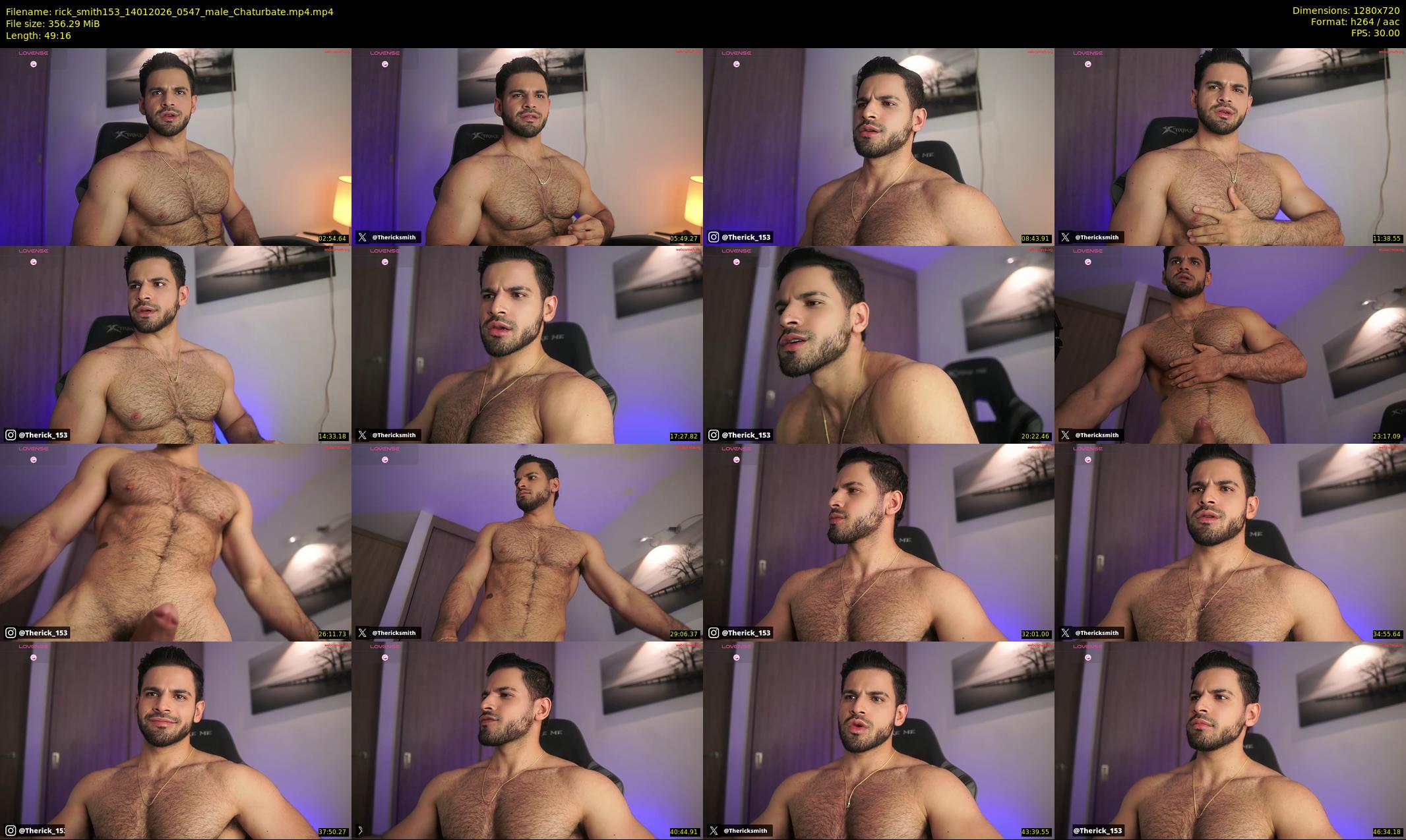rick_smith153 — 50 minute Chaturbate male cam show recording, 720p, Jan 14, 2026