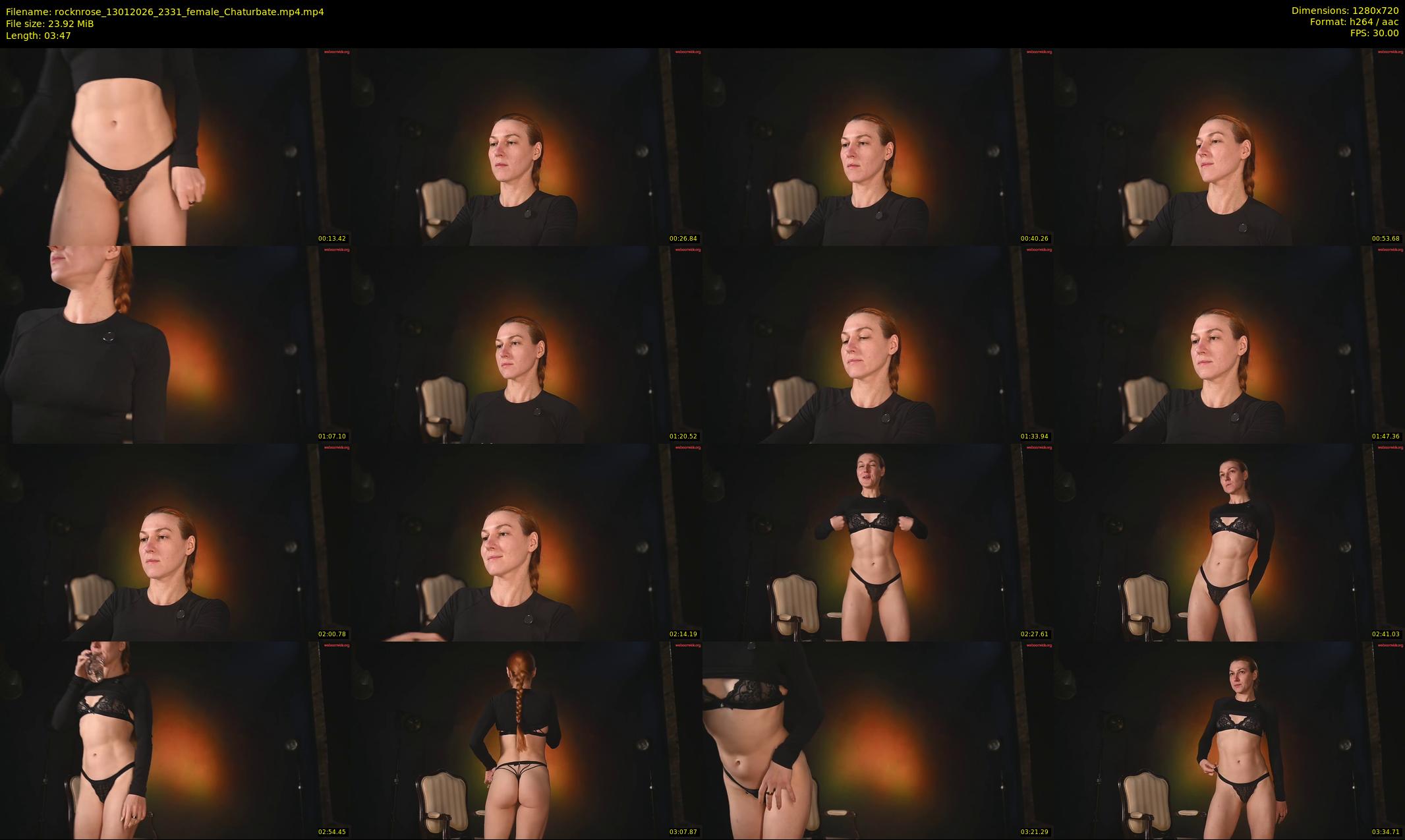 rocknrose — 4 minute Chaturbate female cam show recording, 720p, Jan 13, 2026