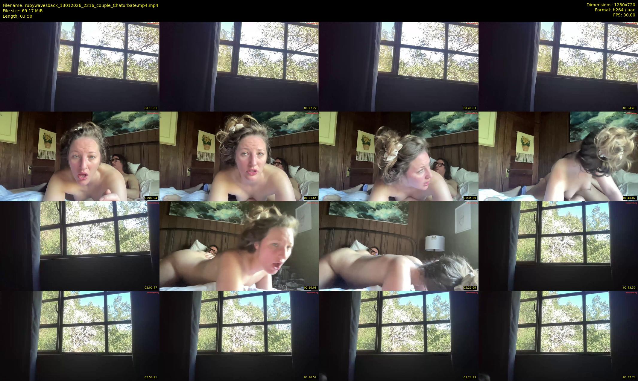 rubywavesback — 4 minute Chaturbate couple cam show recording, 720p, Jan 13, 2026