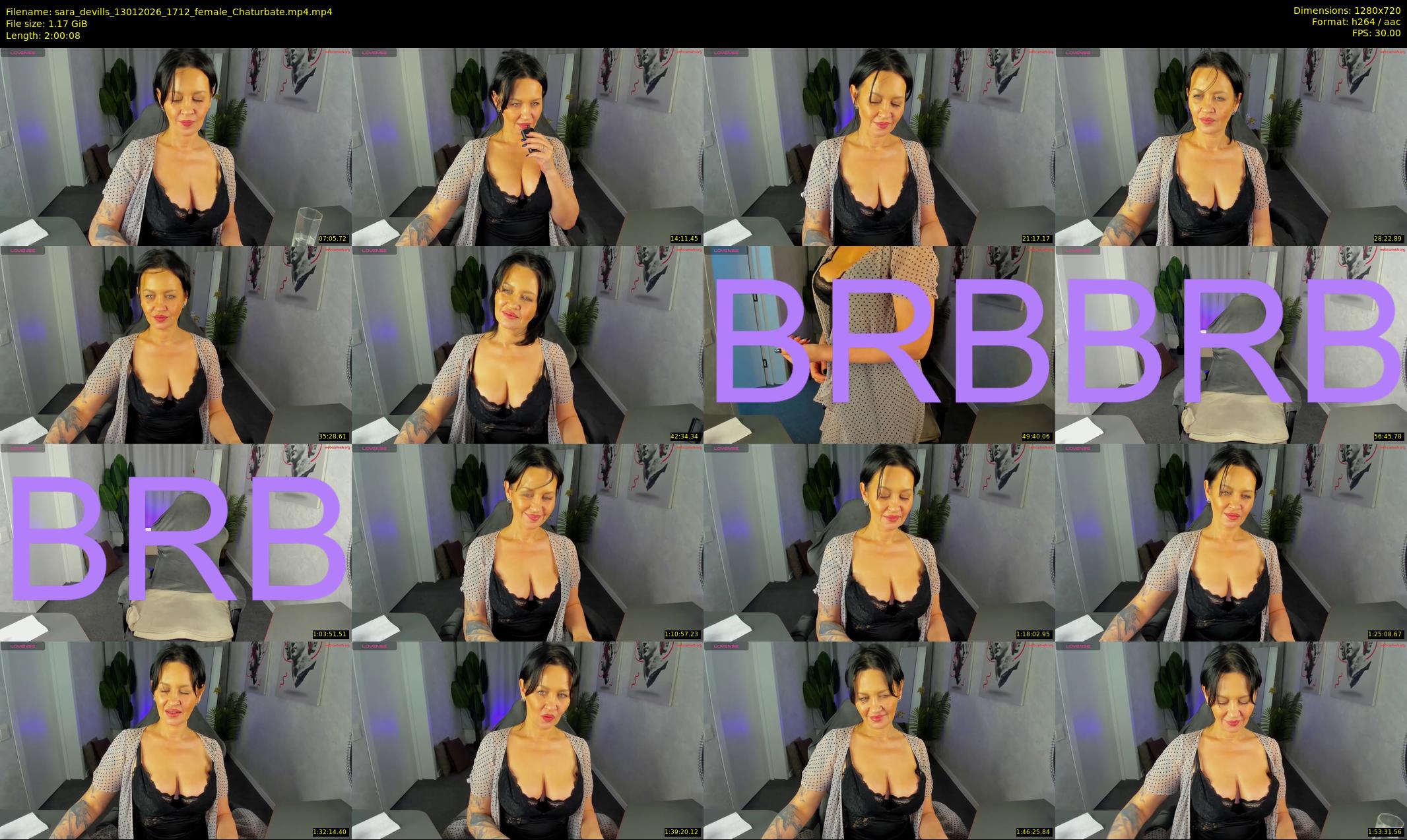 sara_devills — 121 minute Chaturbate female cam show recording, 720p, Jan 13, 2026
