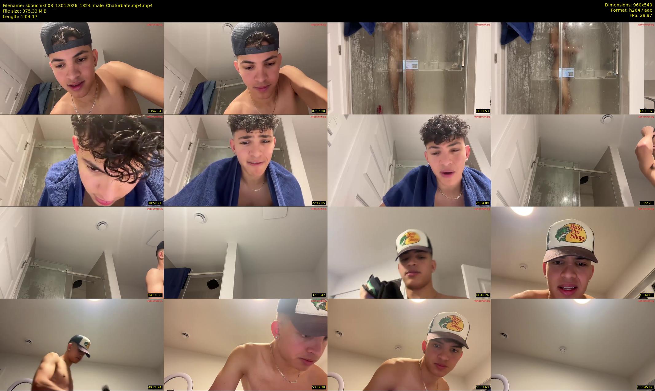 sbouchikh03 — 65 minute Chaturbate male cam show recording, 480p, Jan 13, 2026