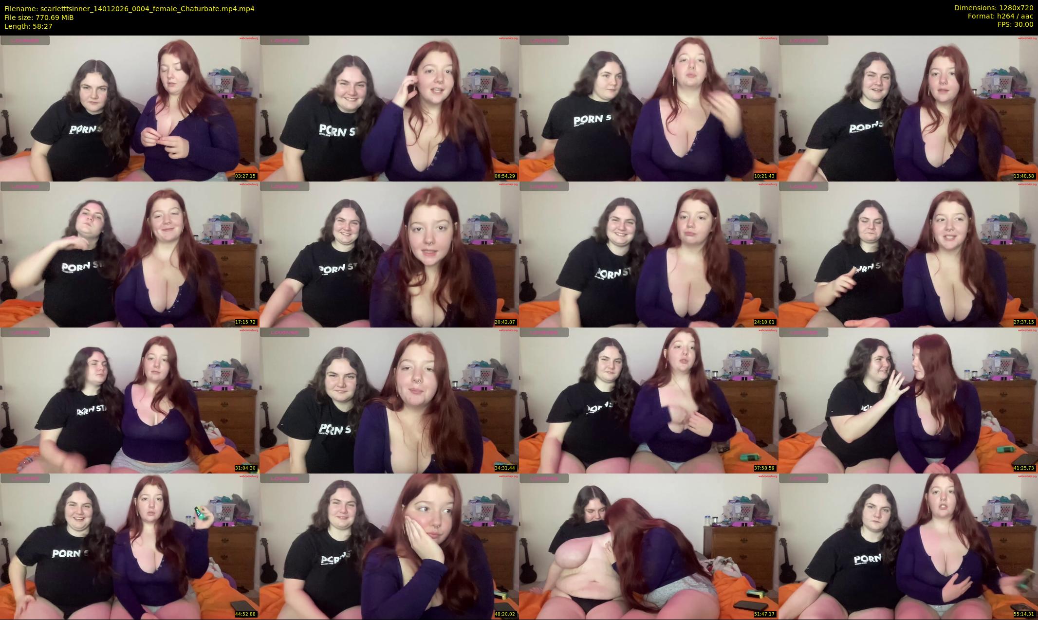 scarletttsinner — 59 minute Chaturbate female cam show recording, 720p, Jan 14, 2026