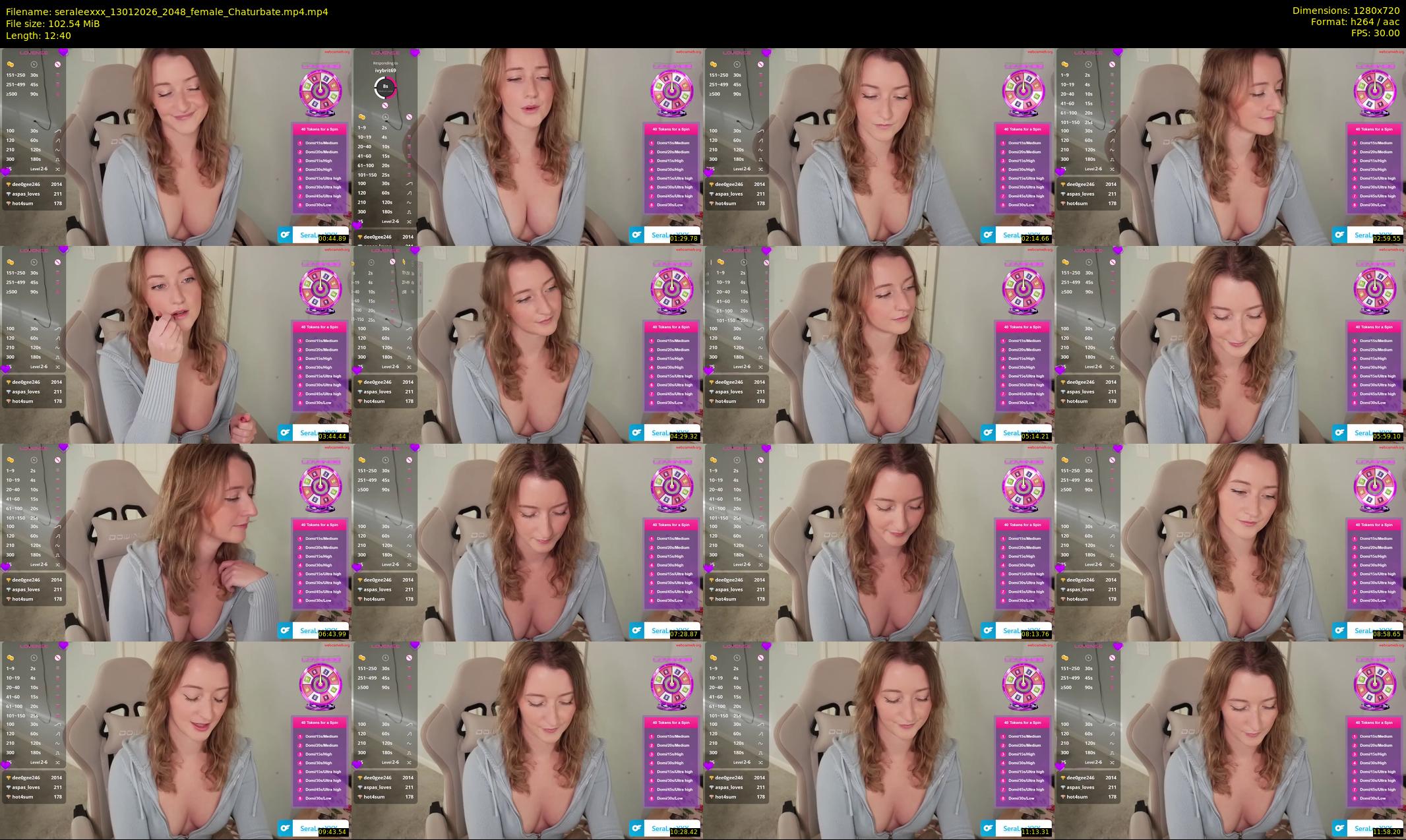seraleexxx — 13 minute Chaturbate female cam show recording, 720p, Jan 13, 2026
