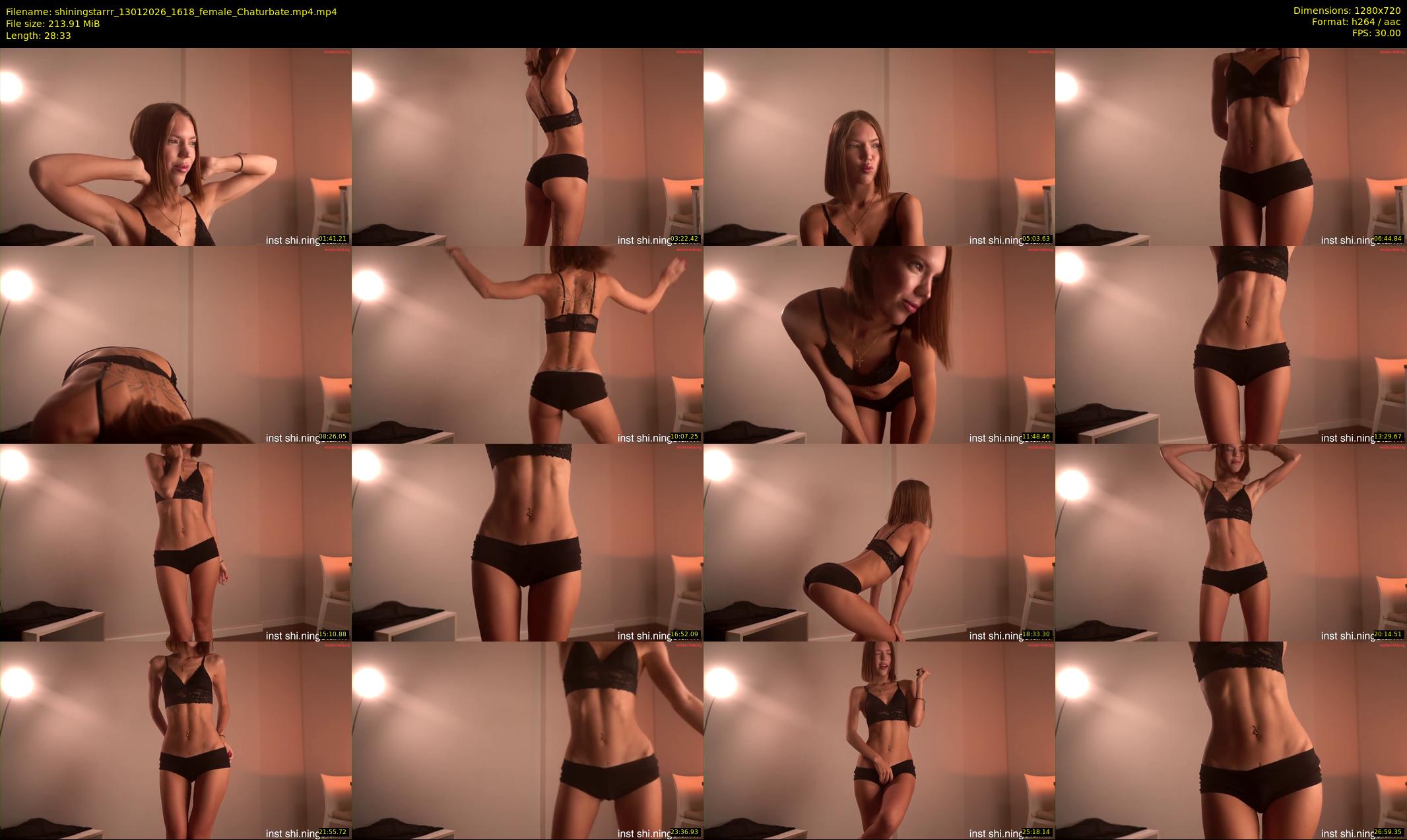 shiningstarrr — 29 minute Chaturbate female cam show recording, 720p, Jan 13, 2026