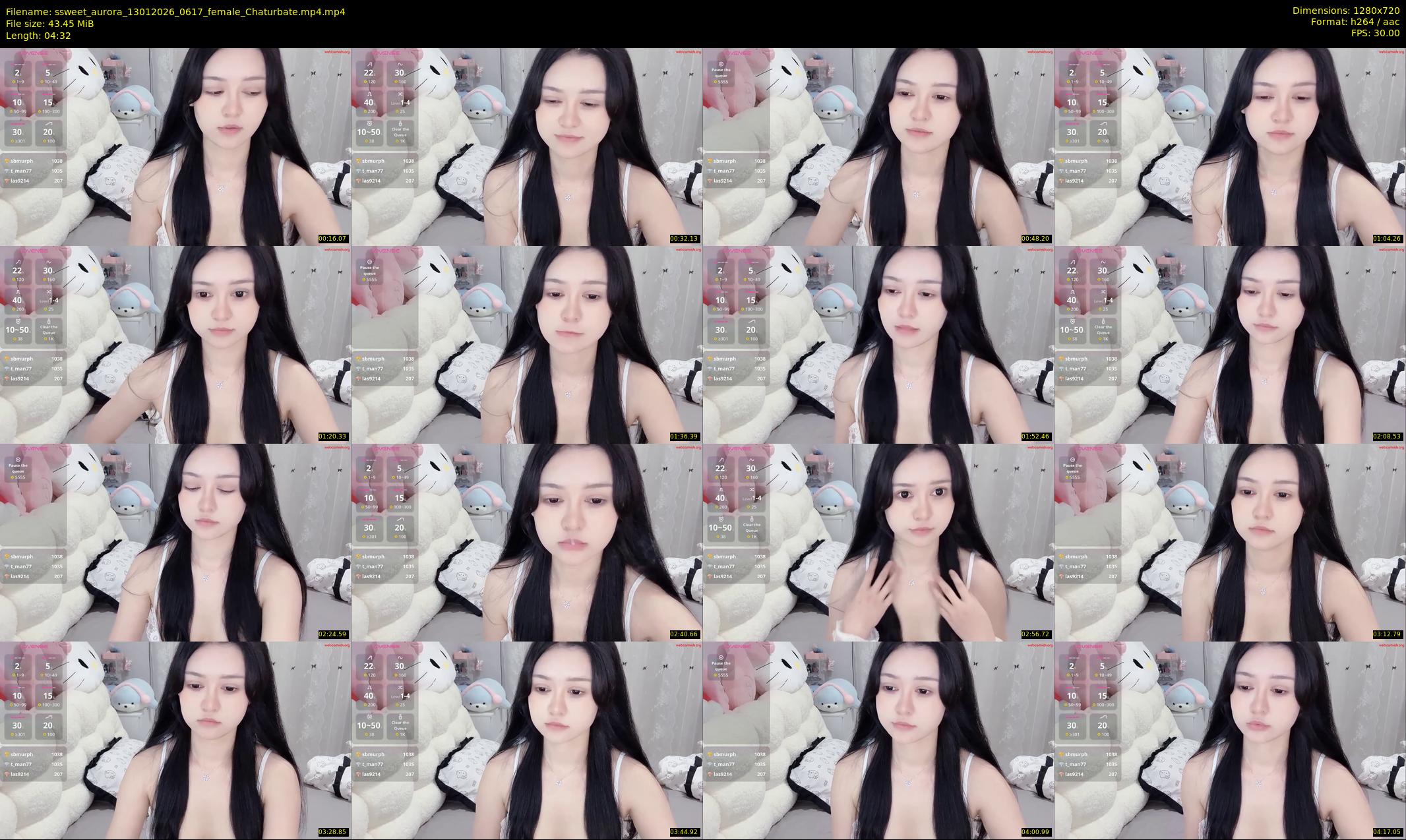 ssweet_aurora — 5 minute Chaturbate female cam show recording, 720p, Jan 13, 2026