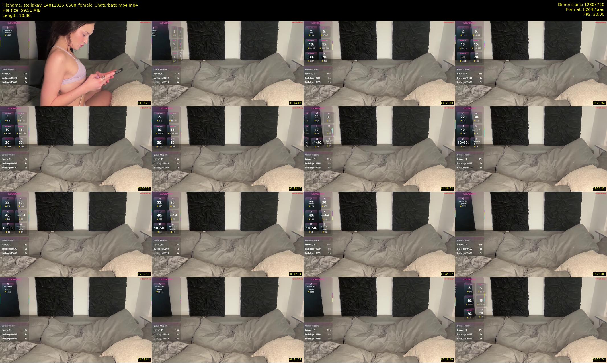 stellakay — 11 minute Chaturbate female cam show recording, 720p, Jan 14, 2026