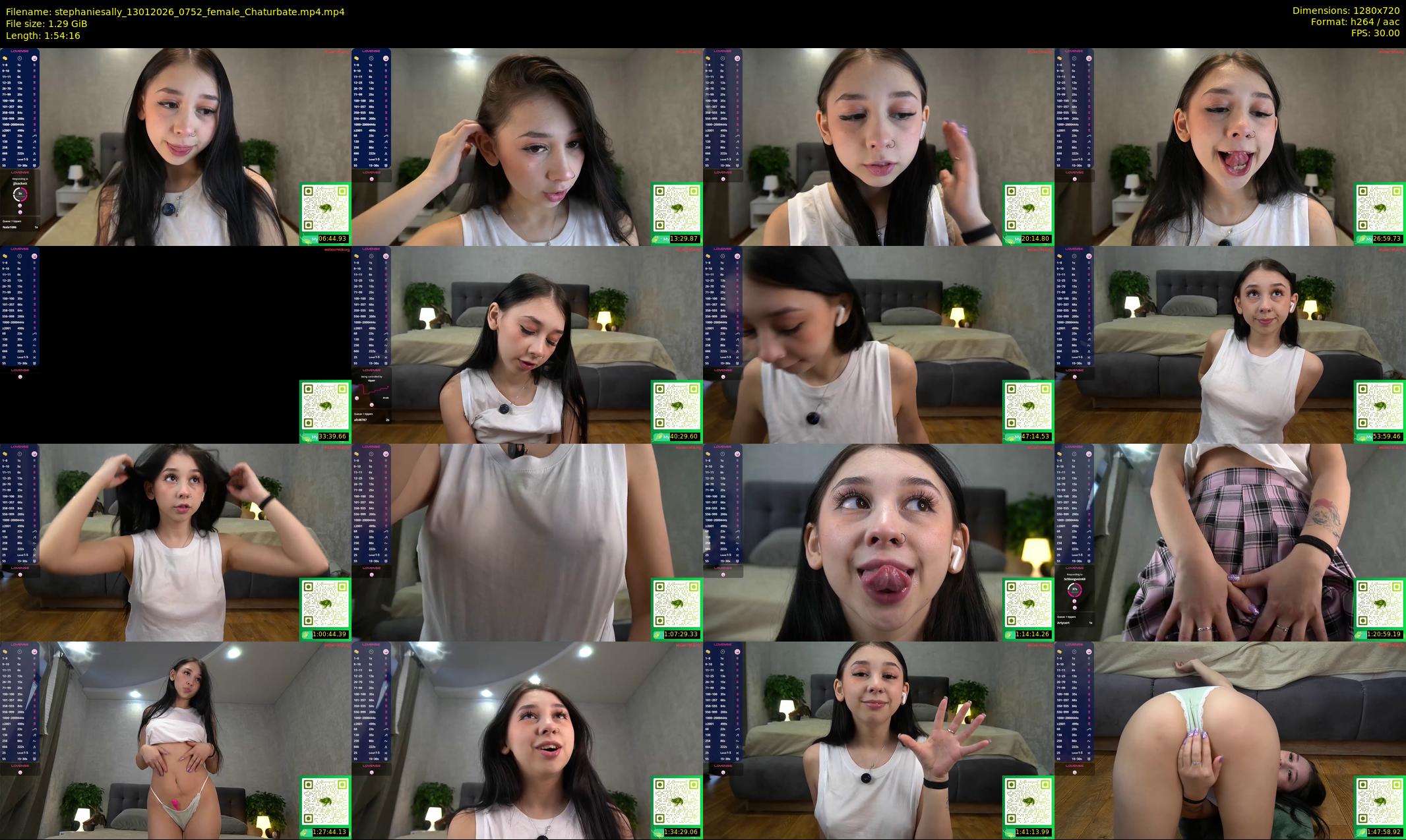 stephaniesally — 115 minute Chaturbate female cam show recording, 720p, Jan 13, 2026
