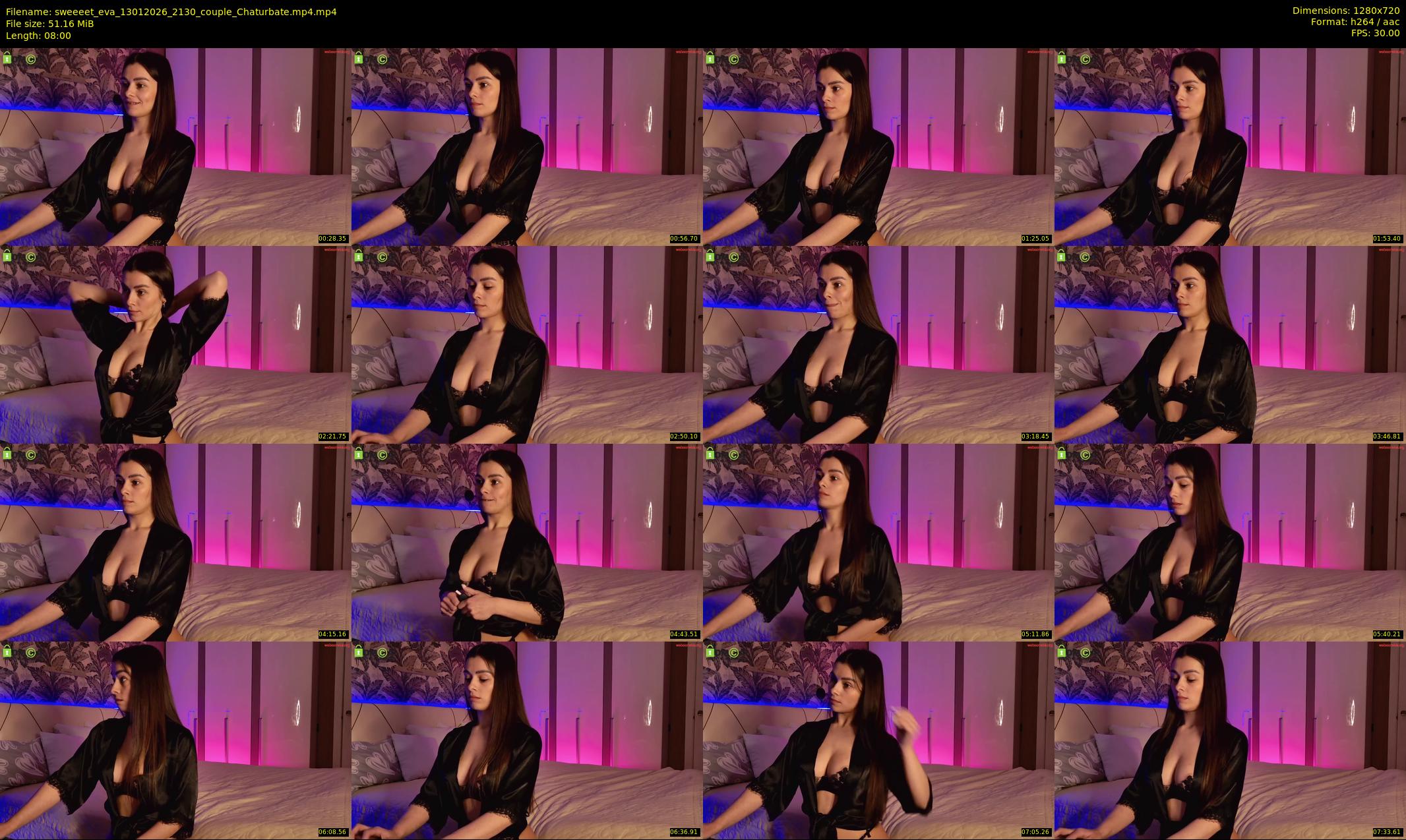 sweeeet_eva — 8 minute Chaturbate couple cam show recording, 720p, Jan 13, 2026