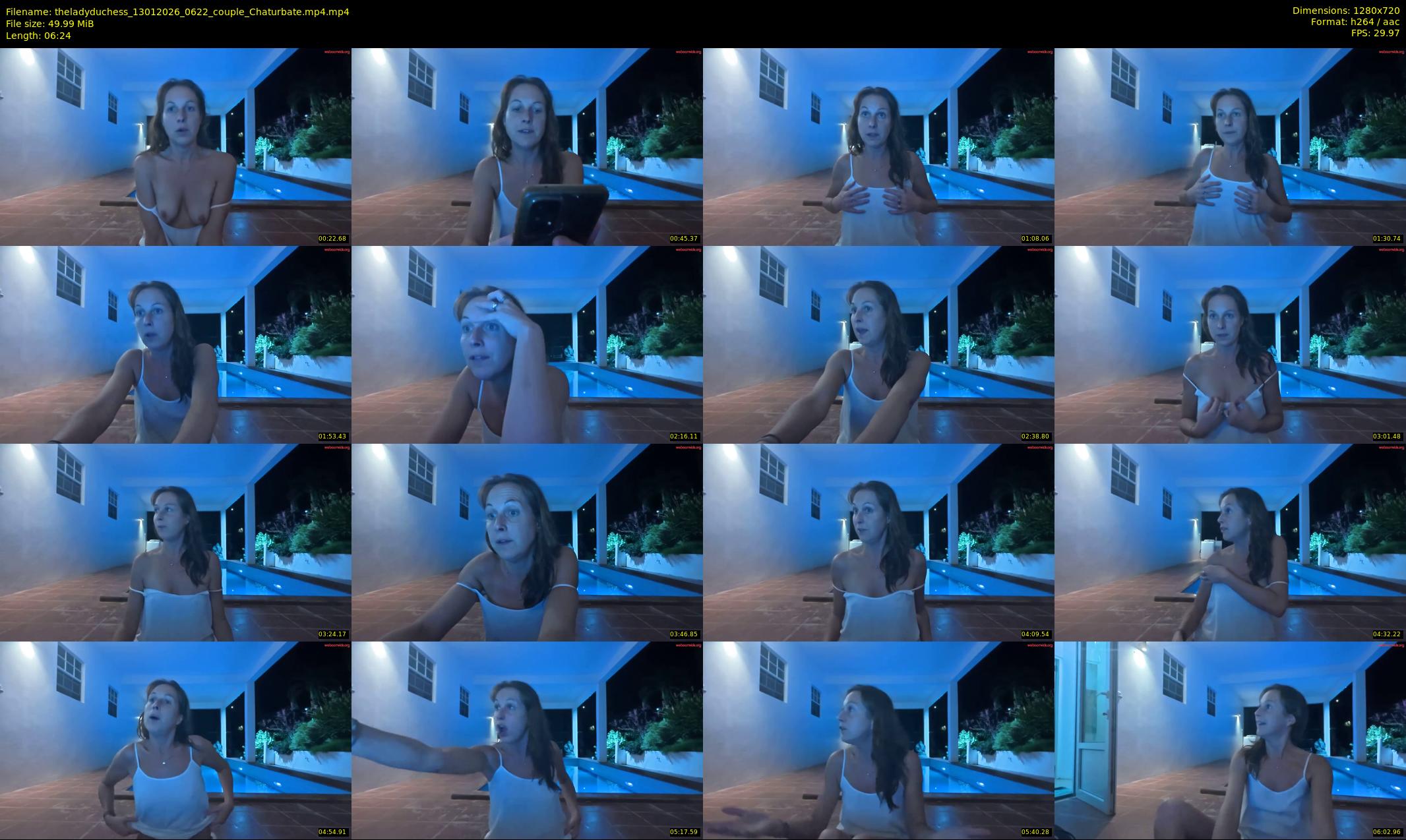 theladyduchess — 7 minute Chaturbate couple cam show recording, 720p, Jan 13, 2026