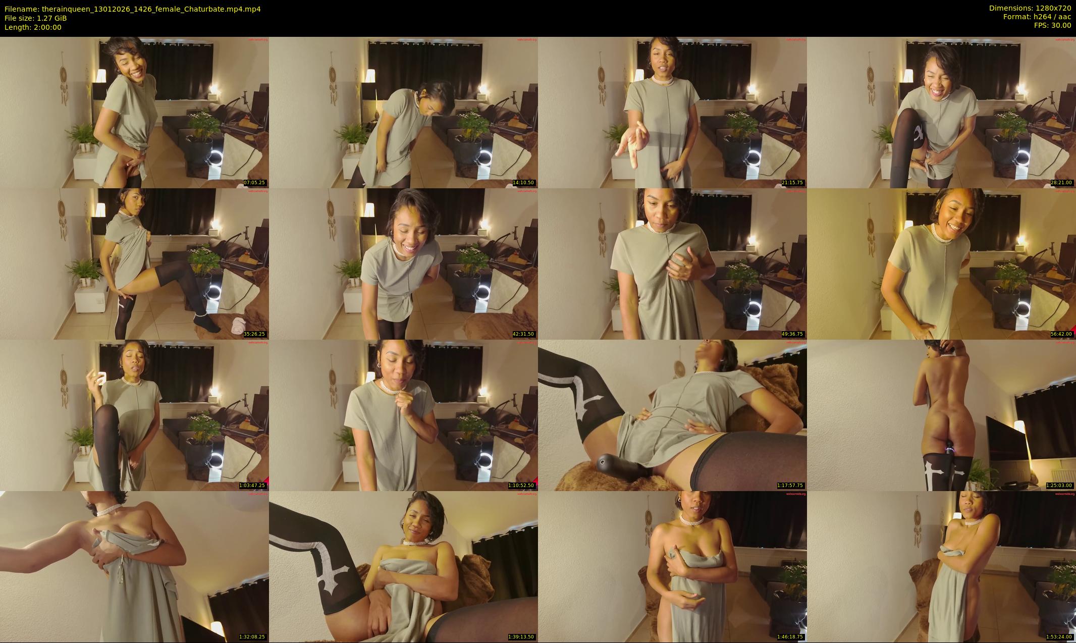 therainqueen — 120 minute Chaturbate female cam show recording, 720p, Jan 13, 2026