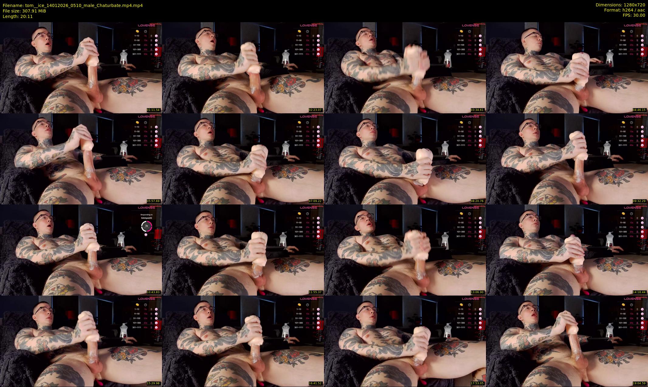 tom__ice — 21 minute Chaturbate male cam show recording, 720p, Jan 14, 2026