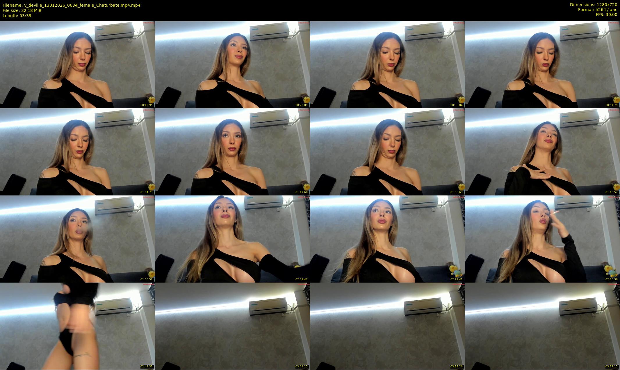 v_deville — 4 minute Chaturbate female cam show recording, 720p, Jan 13, 2026