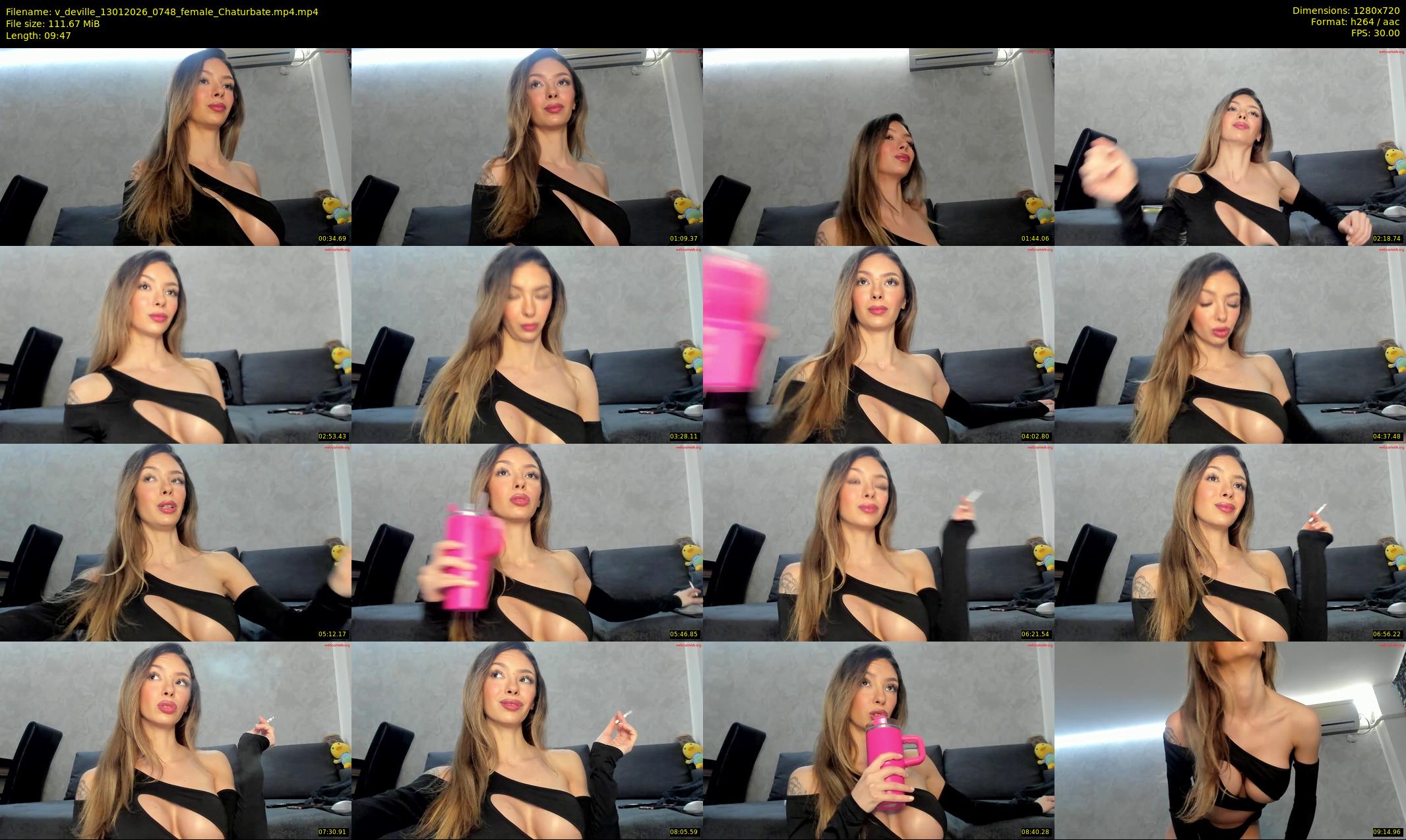 v_deville — 10 minute Chaturbate female cam show recording, 720p, Jan 13, 2026