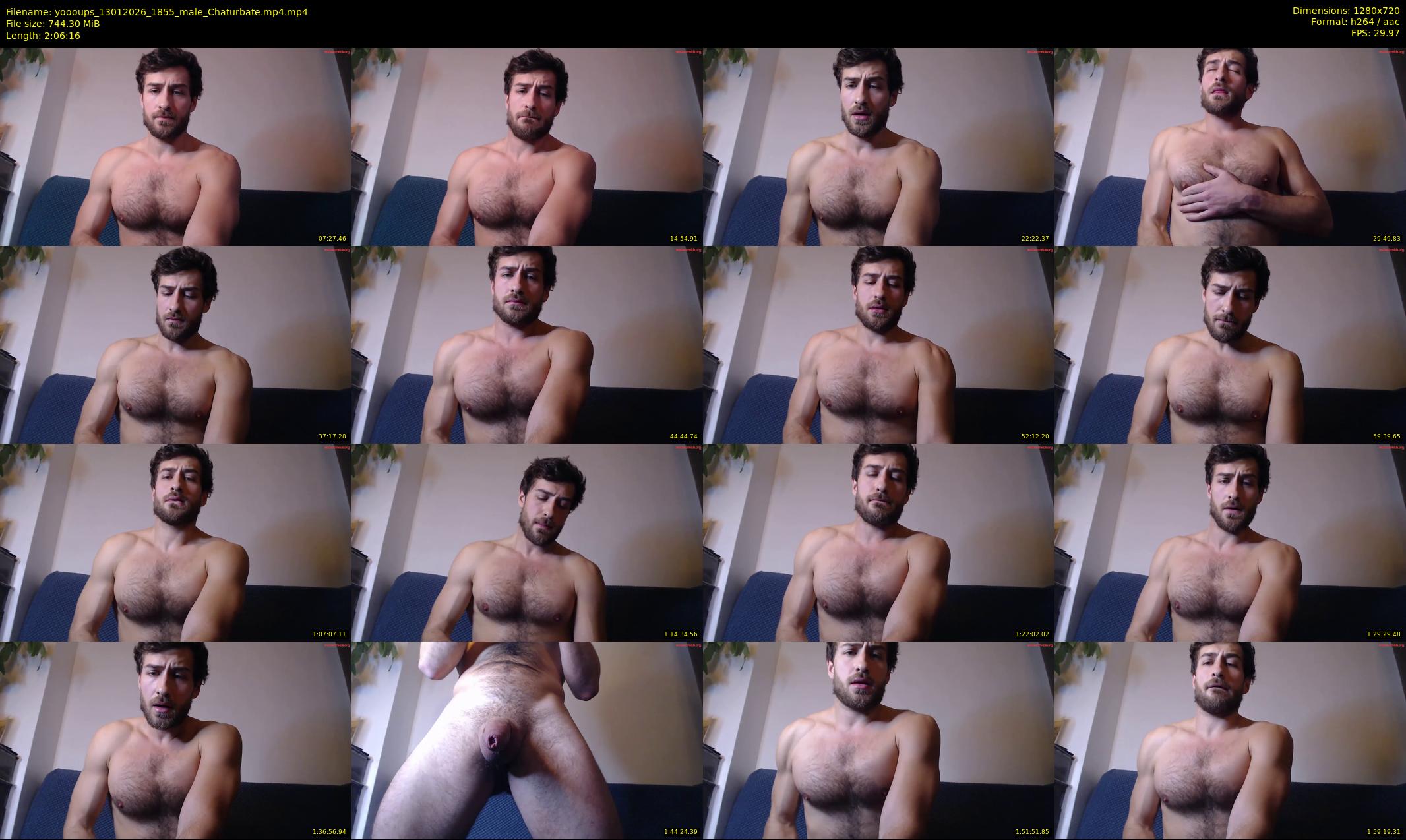 yoooups — 127 minute Chaturbate male cam show recording, 720p, Jan 13, 2026