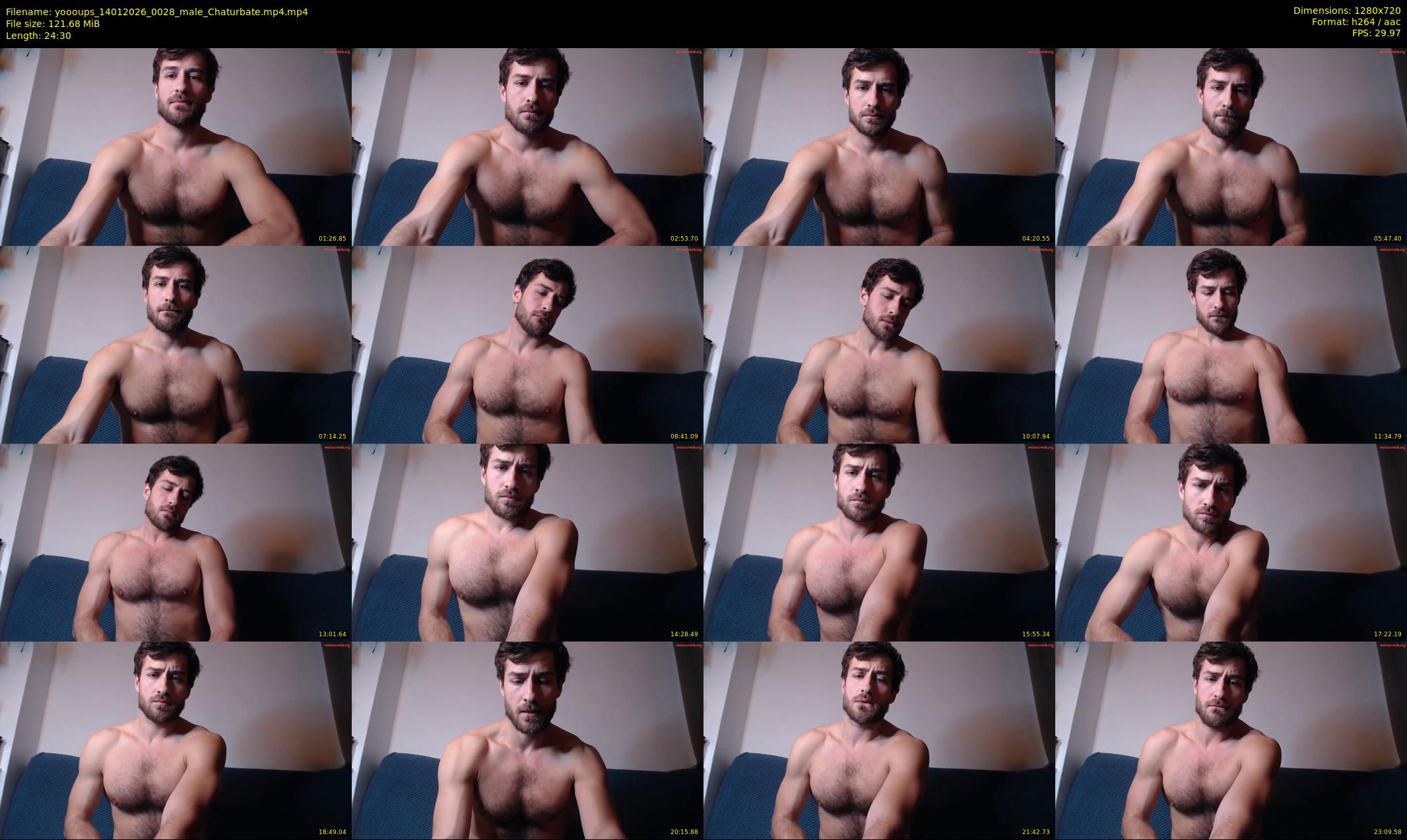 yoooups — 25 minute Chaturbate male cam show recording, 720p, Jan 14, 2026
