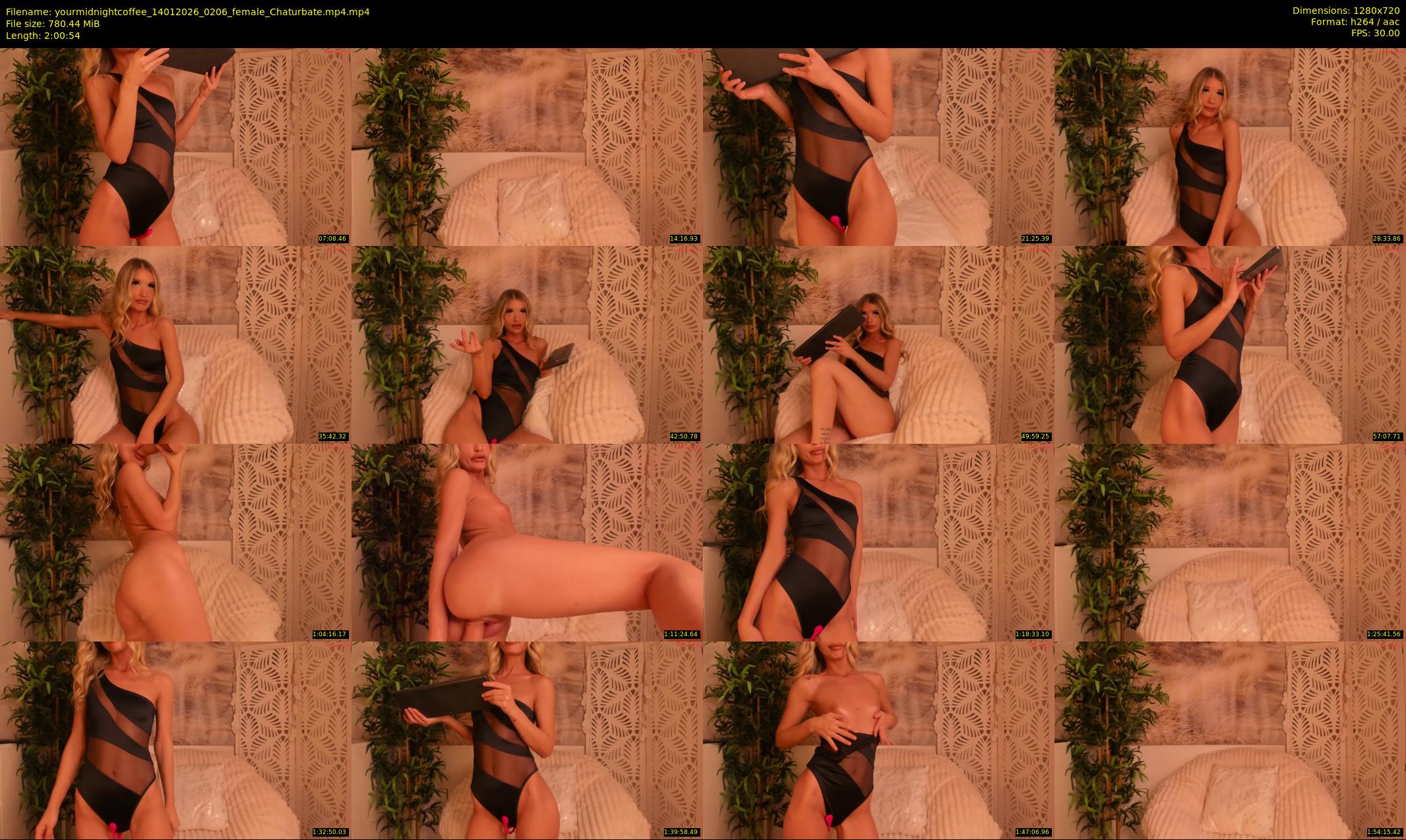 yourmidnightcoffee — 121 minute Chaturbate female cam show recording, 720p, Jan 14, 2026