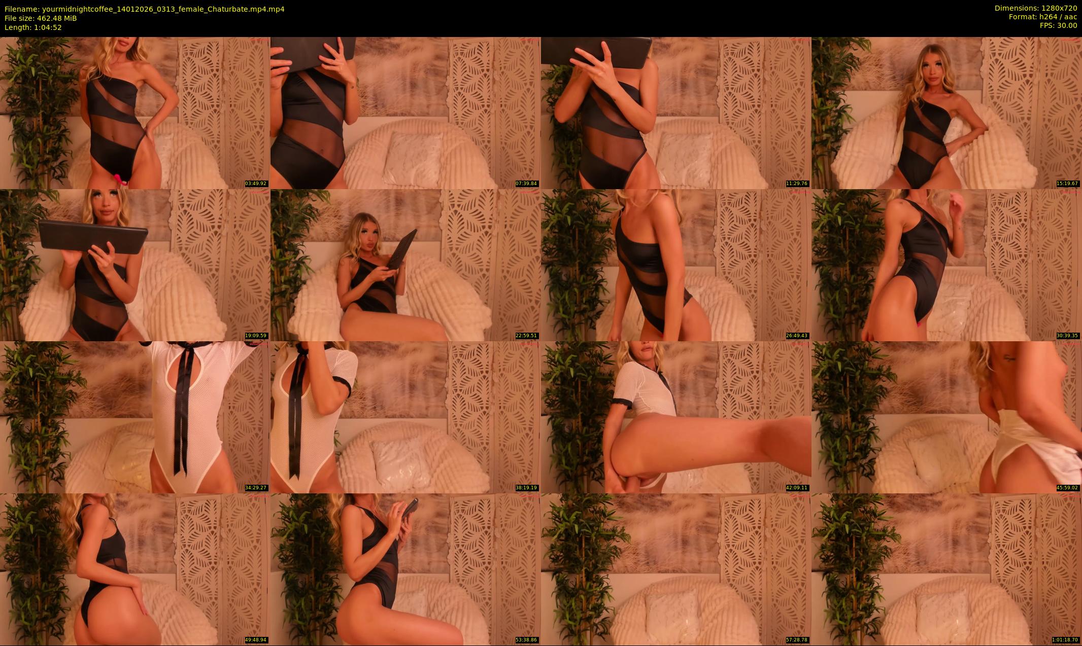yourmidnightcoffee — 65 minute Chaturbate female cam show recording, 720p, Jan 14, 2026