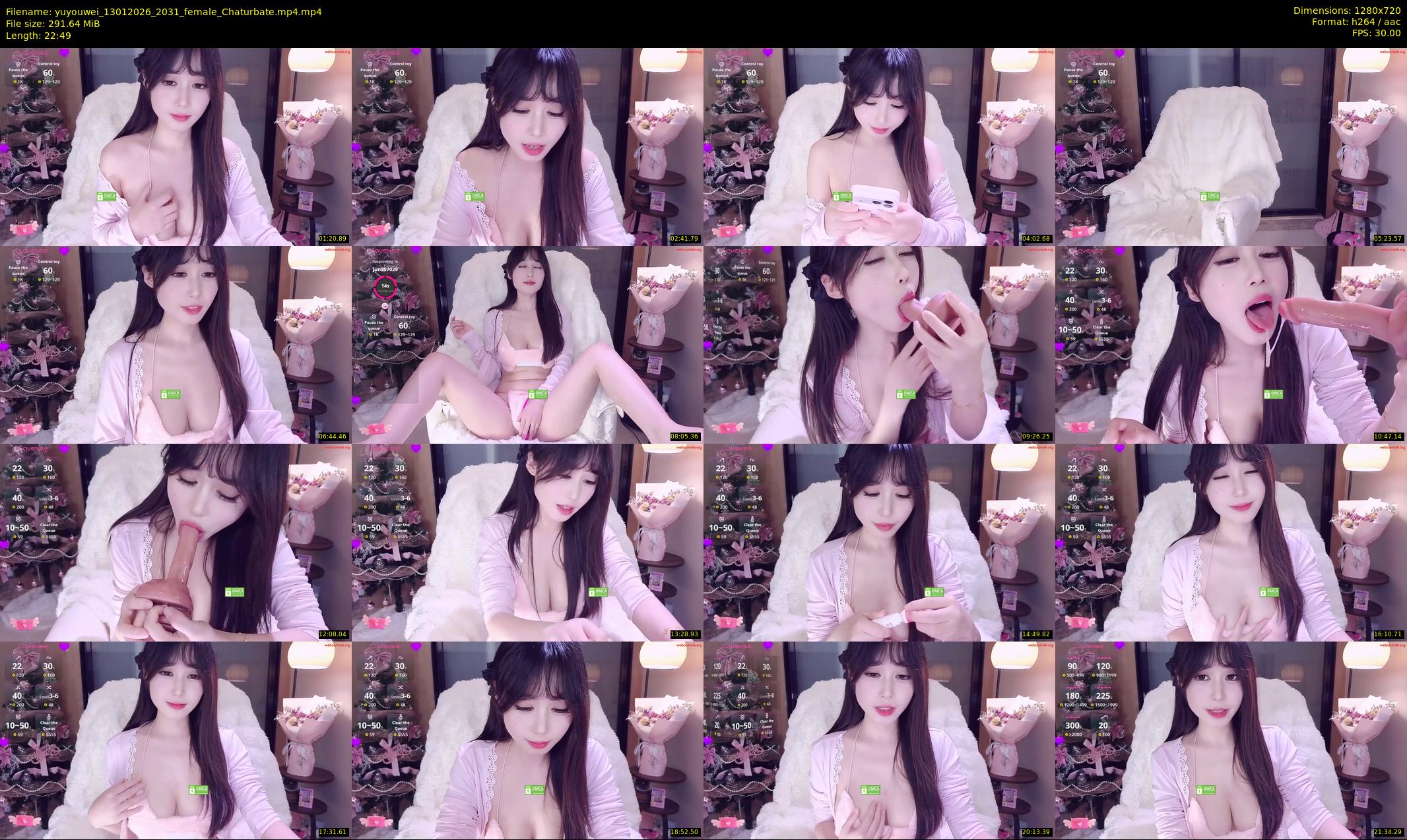 yuyouwei — 23 minute Chaturbate female cam show recording, 720p, Jan 13, 2026