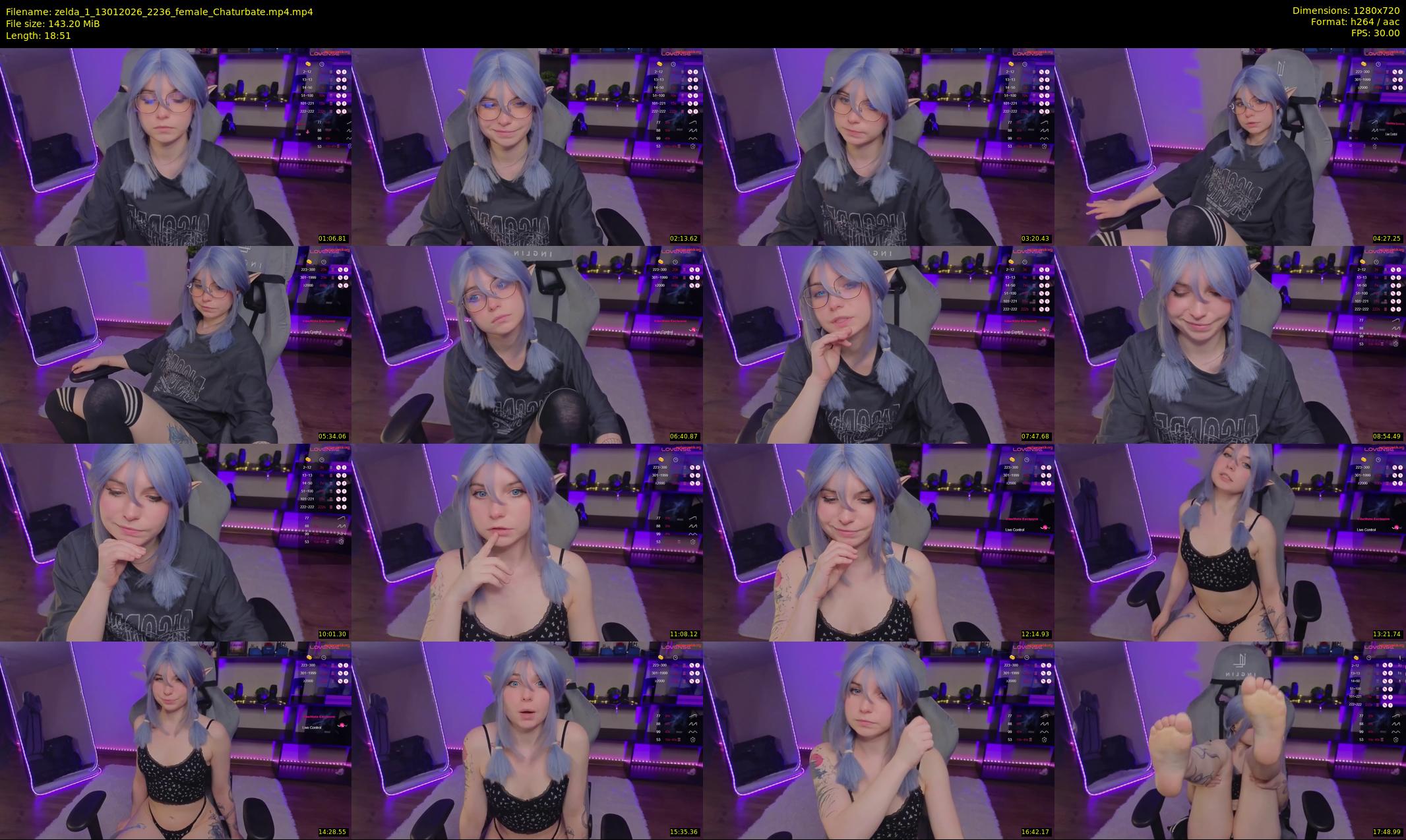 zelda_1 — 19 minute Chaturbate female cam show recording, 720p, Jan 13, 2026