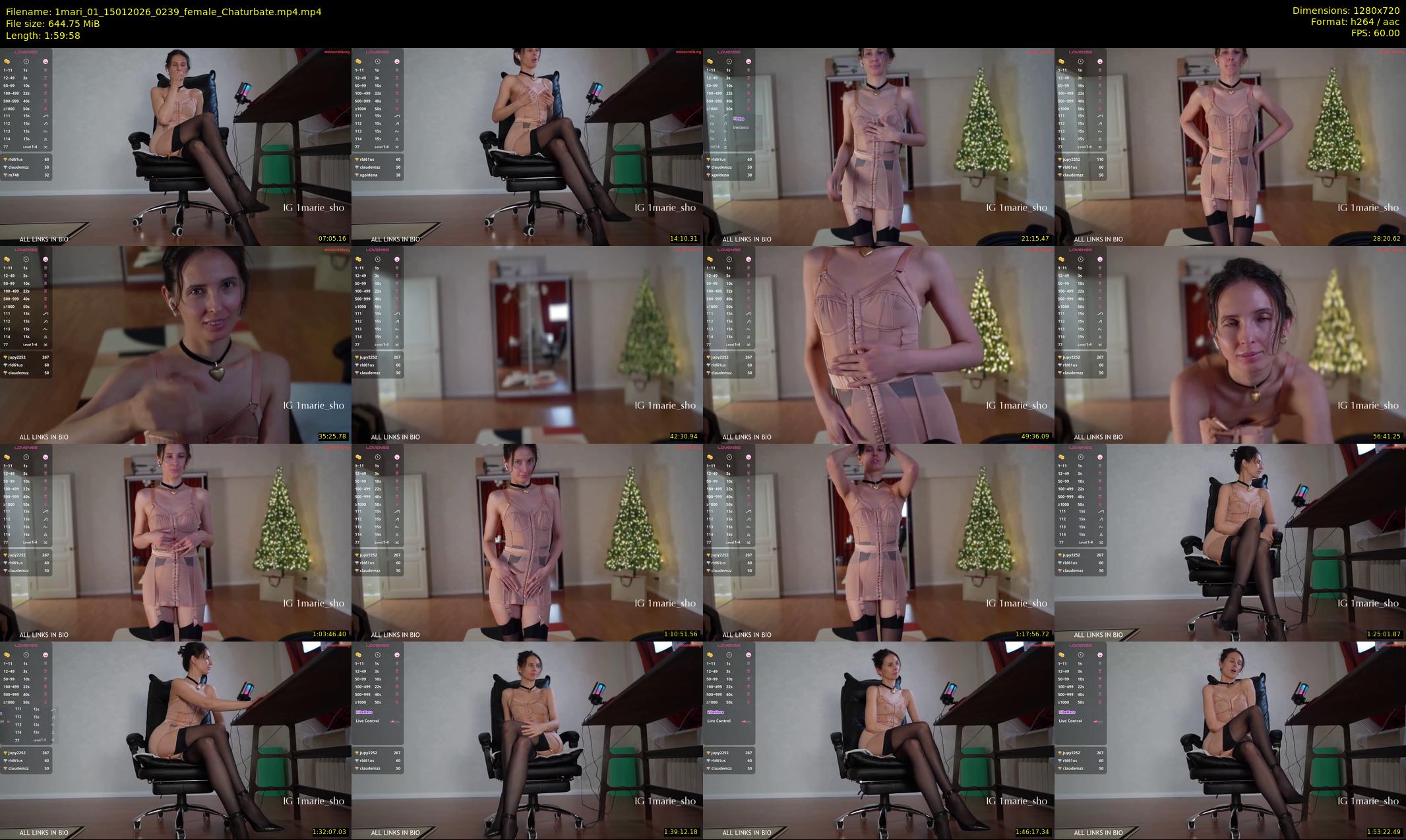 1mari_01 — 120 minute Chaturbate female cam show recording, 720p, Jan 15, 2026