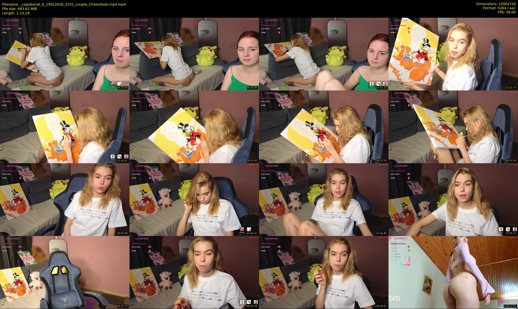 _capybara0_0 — 74 minute Chaturbate couple cam show recording, 720p, Jan 14, 2026