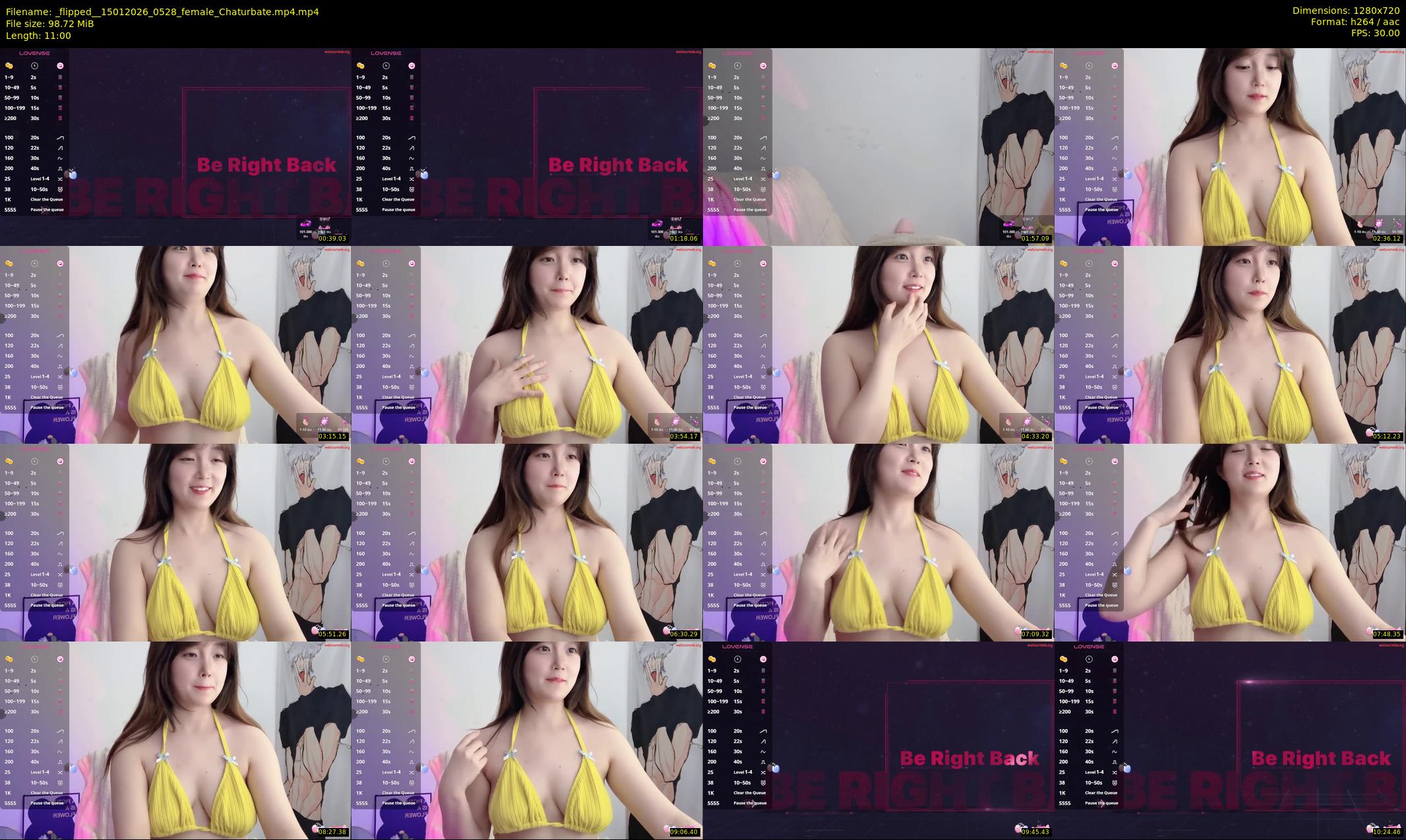 _flipped_ — 11 minute Chaturbate female cam show recording, 720p, Jan 15, 2026
