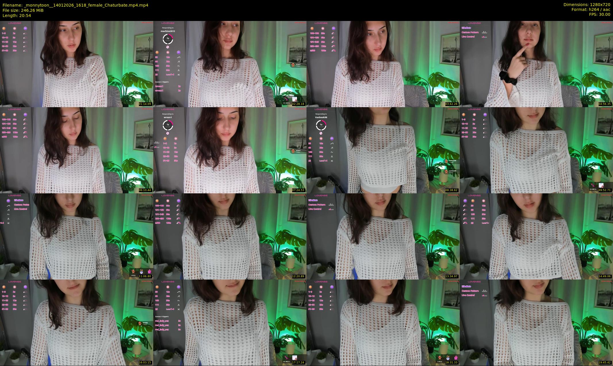 _monnytoon_ — 21 minute Chaturbate female cam show recording, 720p, Jan 14, 2026
