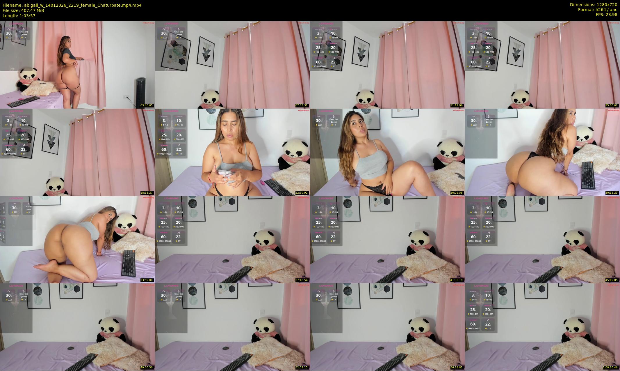 abigail_w — 64 minute Chaturbate female cam show recording, 720p, Jan 14, 2026