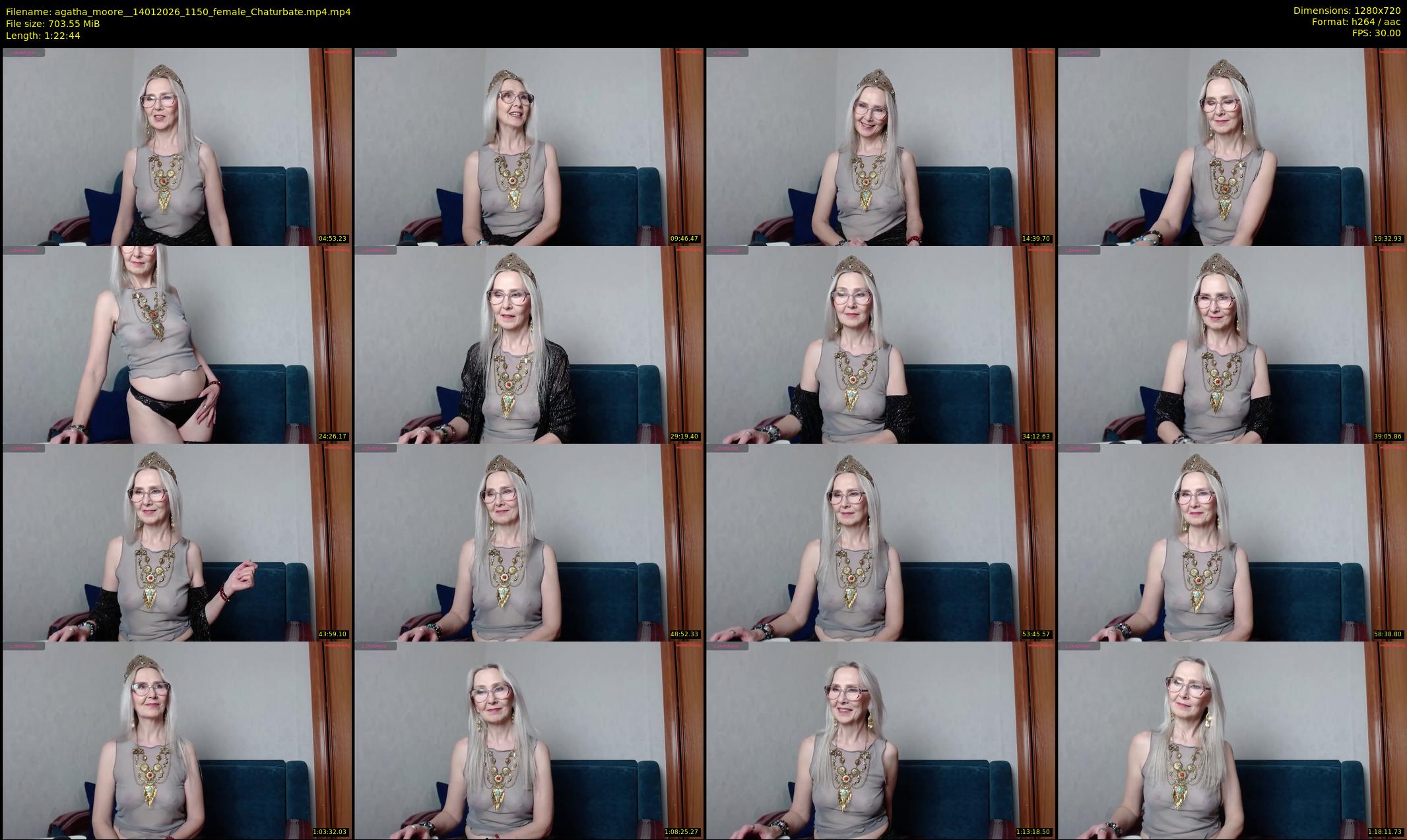 agatha_moore_ — 83 minute Chaturbate female cam show recording, 720p, Jan 14, 2026