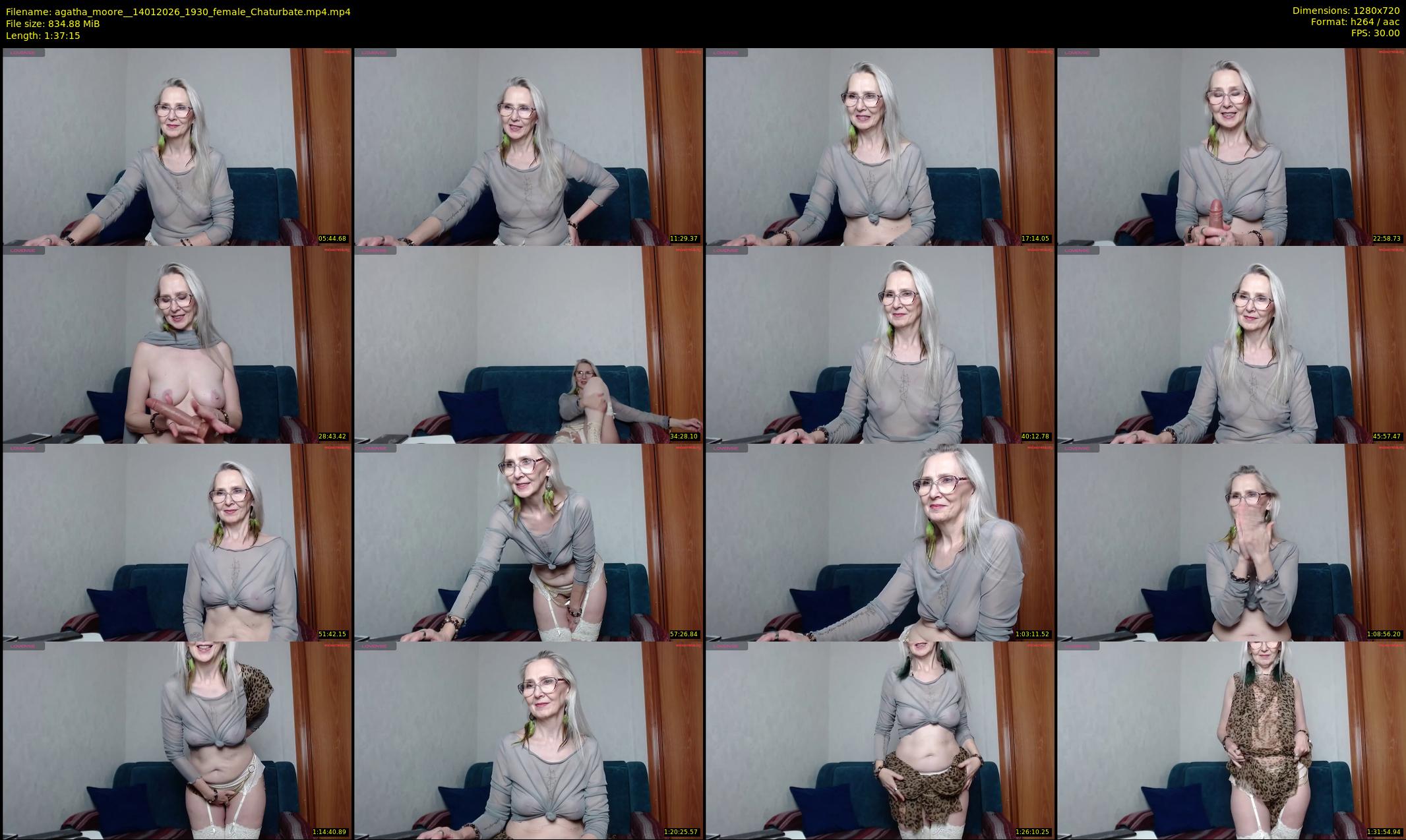 agatha_moore_ — 98 minute Chaturbate female cam show recording, 720p, Jan 14, 2026