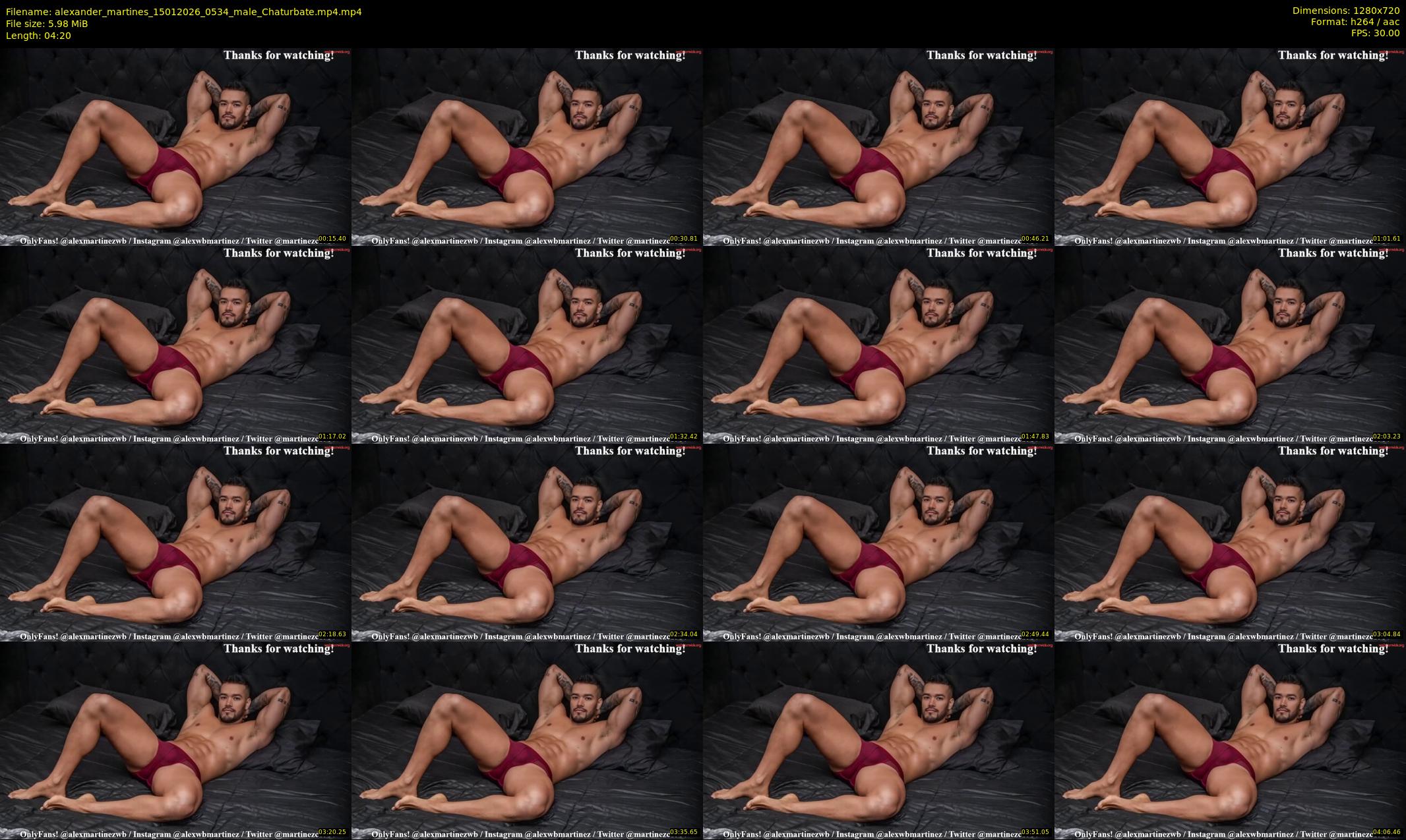 alexander_martines — 5 minute Chaturbate male cam show recording, 720p, Jan 15, 2026