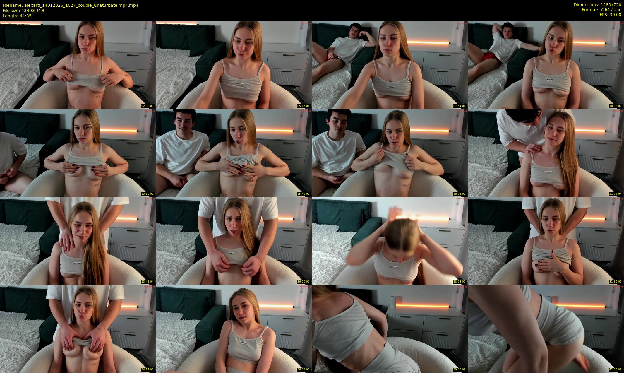 alexarti — 45 minute Chaturbate couple cam show recording, 720p, Jan 14, 2026