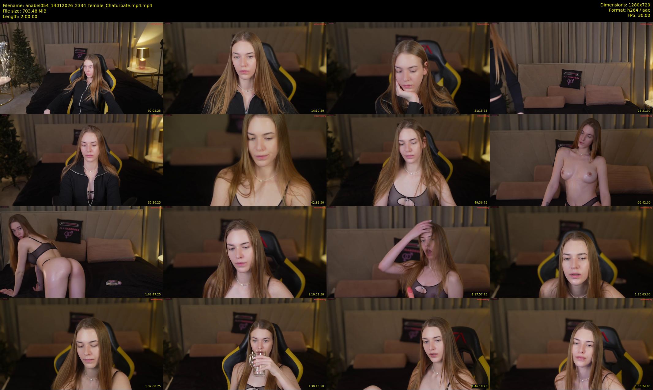 anabel054 — 120 minute Chaturbate female cam show recording, 720p, Jan 14, 2026