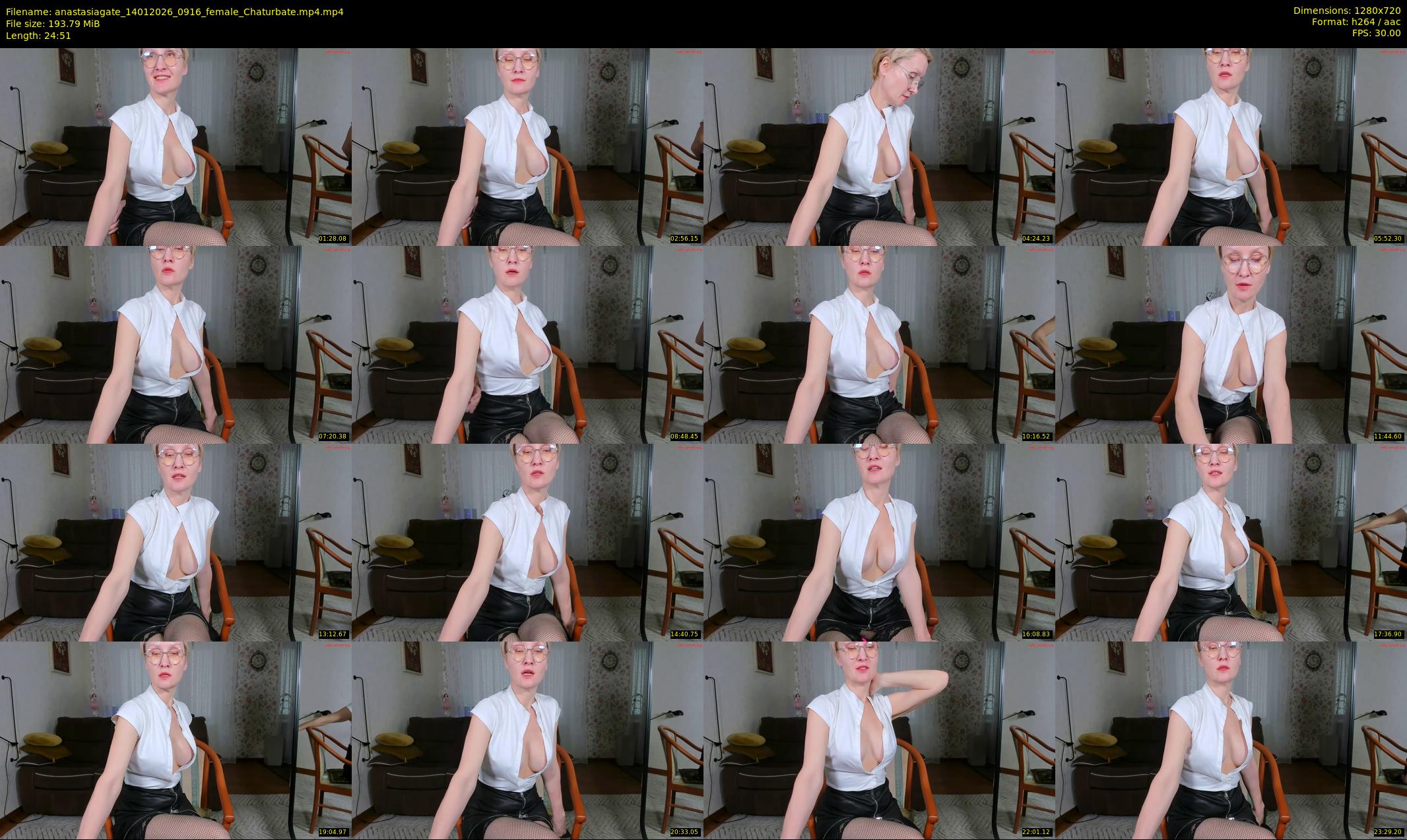 anastasiagate — 25 minute Chaturbate female cam show recording, 720p, Jan 14, 2026