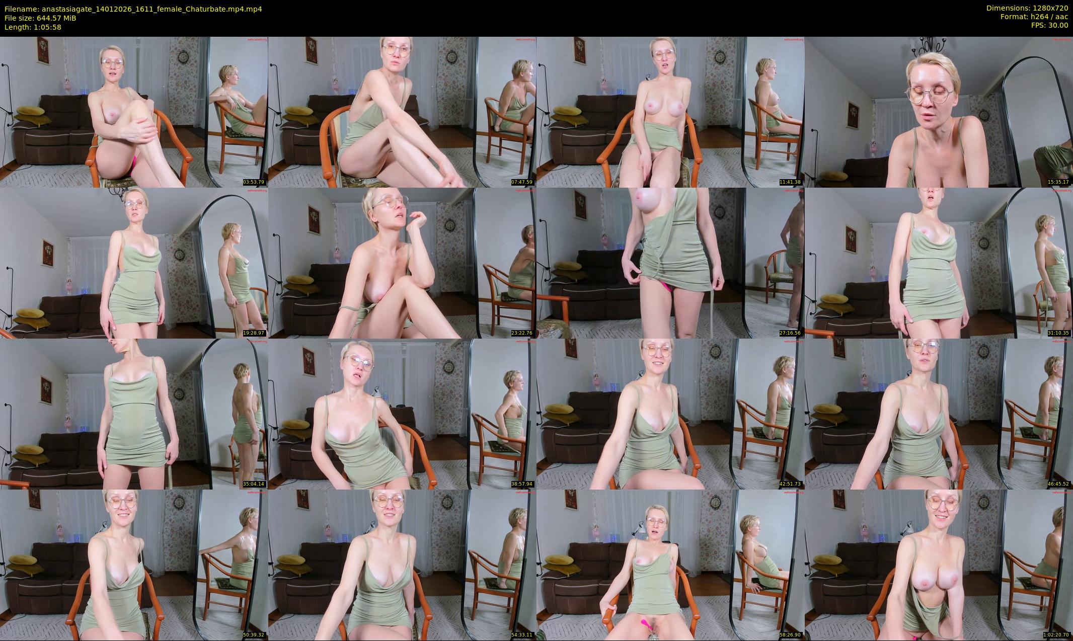 anastasiagate — 66 minute Chaturbate female cam show recording, 720p, Jan 14, 2026