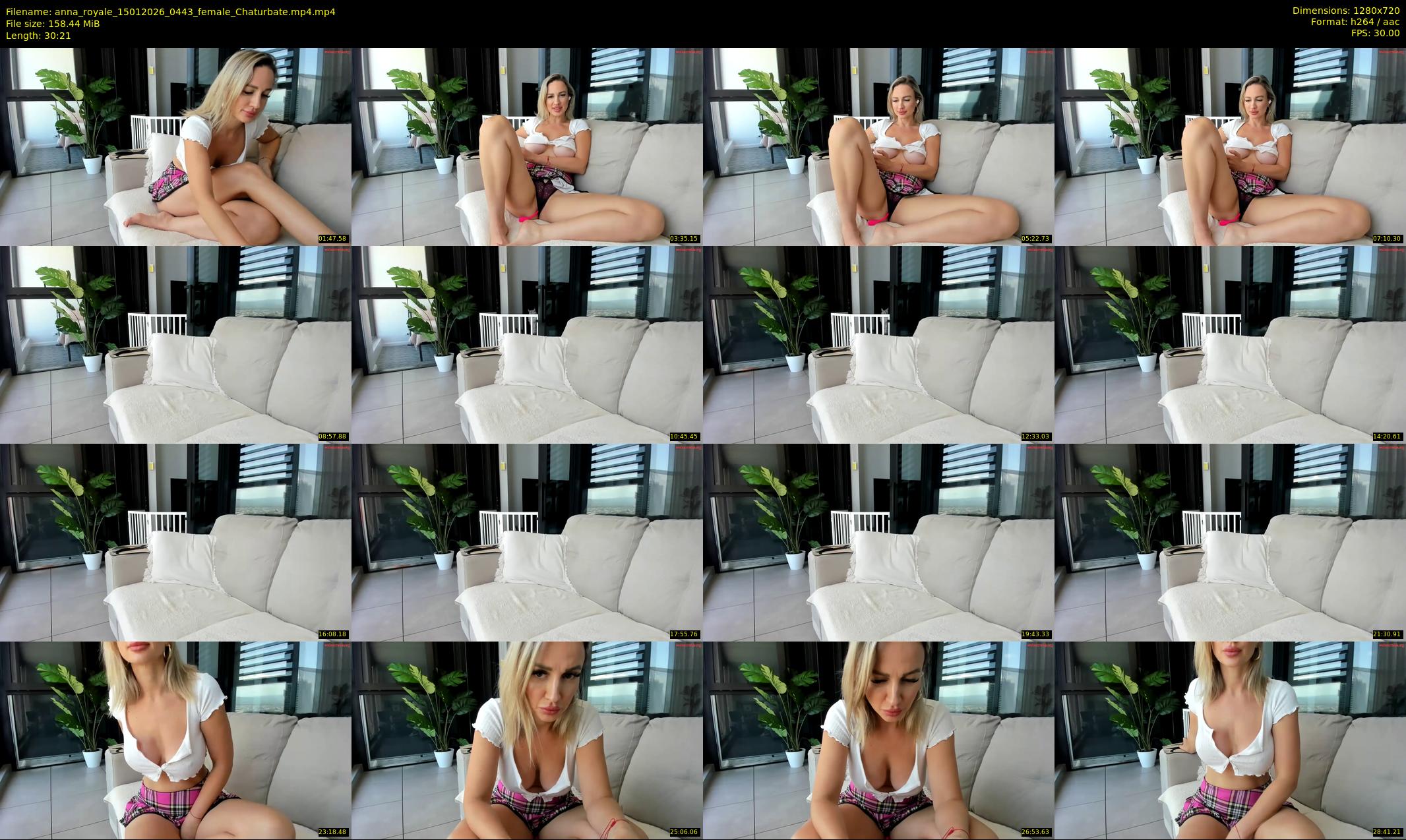 anna_royale — 31 minute Chaturbate female cam show recording, 720p, Jan 15, 2026