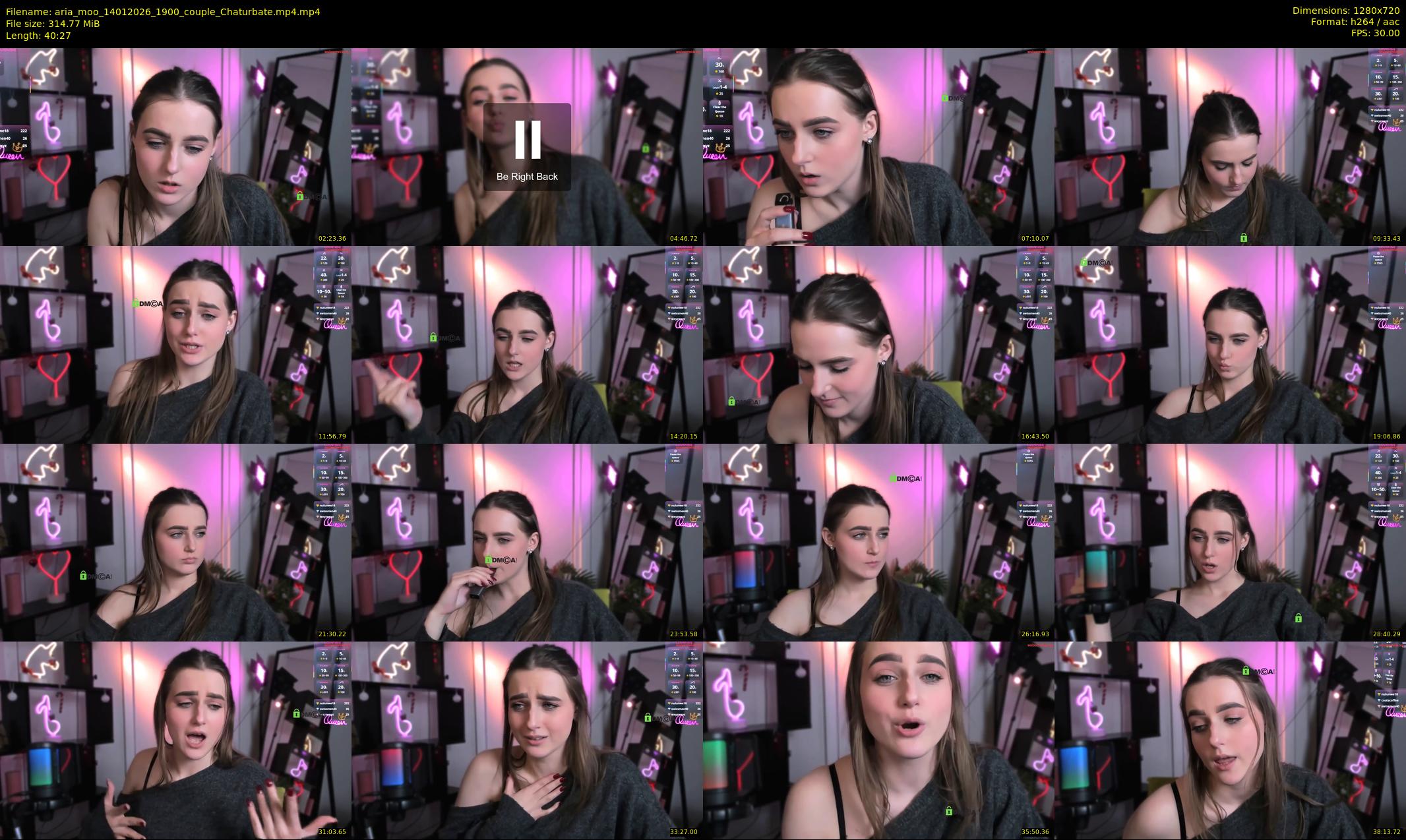 aria_moo — 41 minute Chaturbate couple cam show recording, 720p, Jan 14, 2026