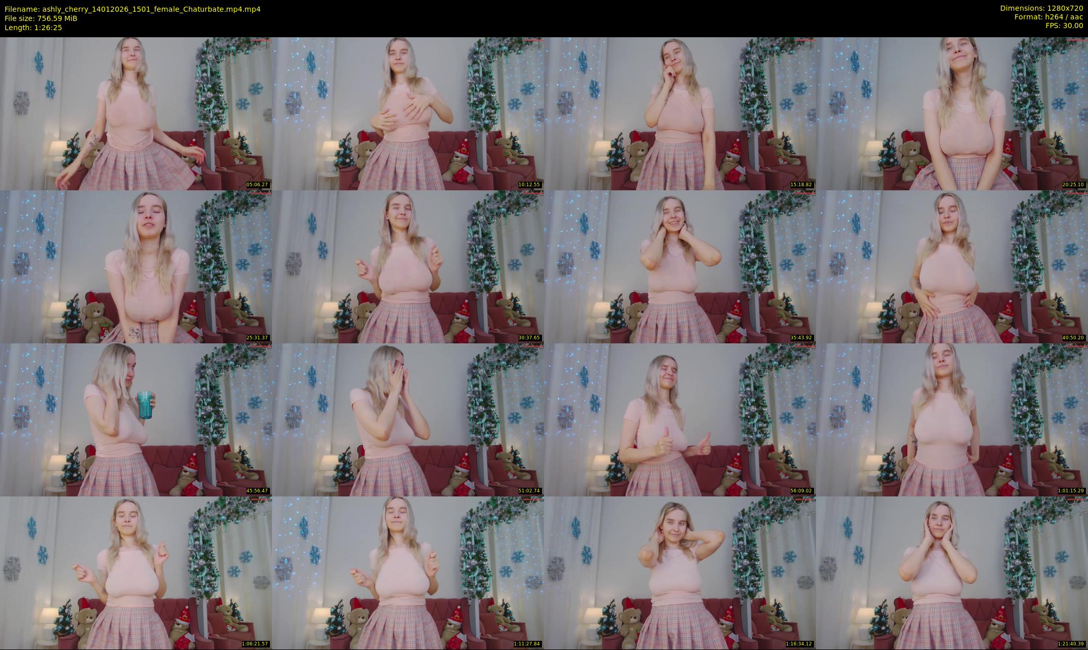 ashly_cherry — 87 minute Chaturbate female cam show recording, 720p, Jan 14, 2026