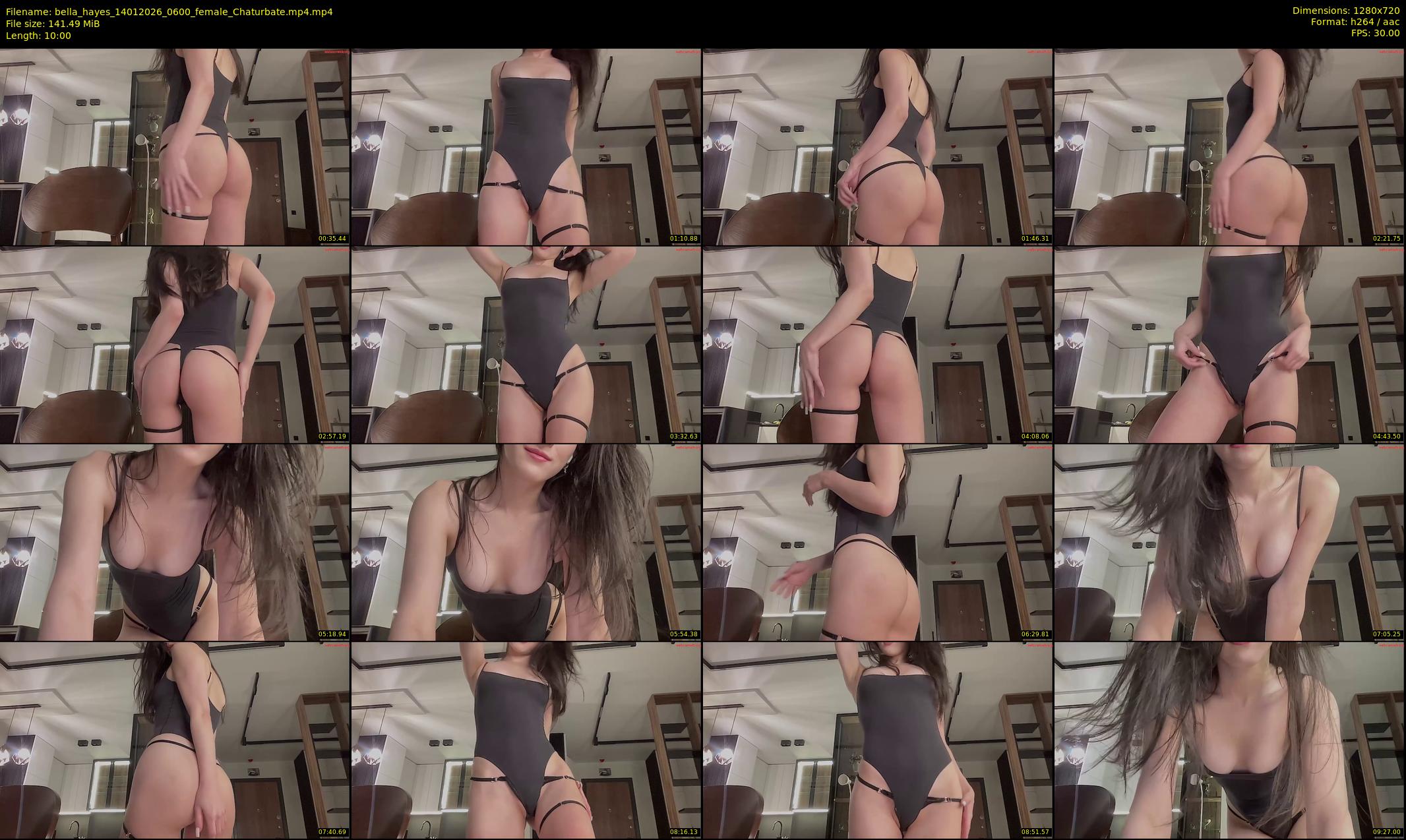bella_hayes — 10 minute Chaturbate female cam show recording, 720p, Jan 14, 2026