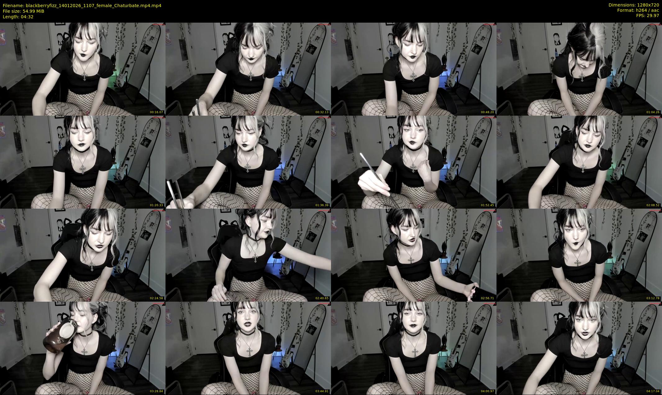 blackberryfizz — 5 minute Chaturbate female cam show recording, 720p, Jan 14, 2026