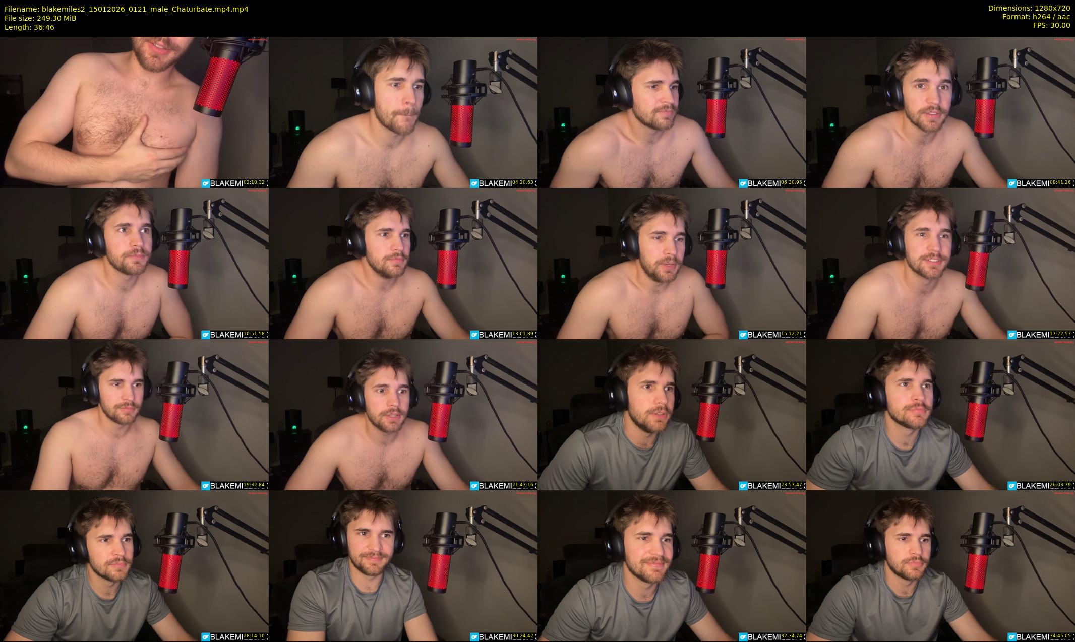 blakemiles2 — 37 minute Chaturbate male cam show recording, 720p, Jan 15, 2026