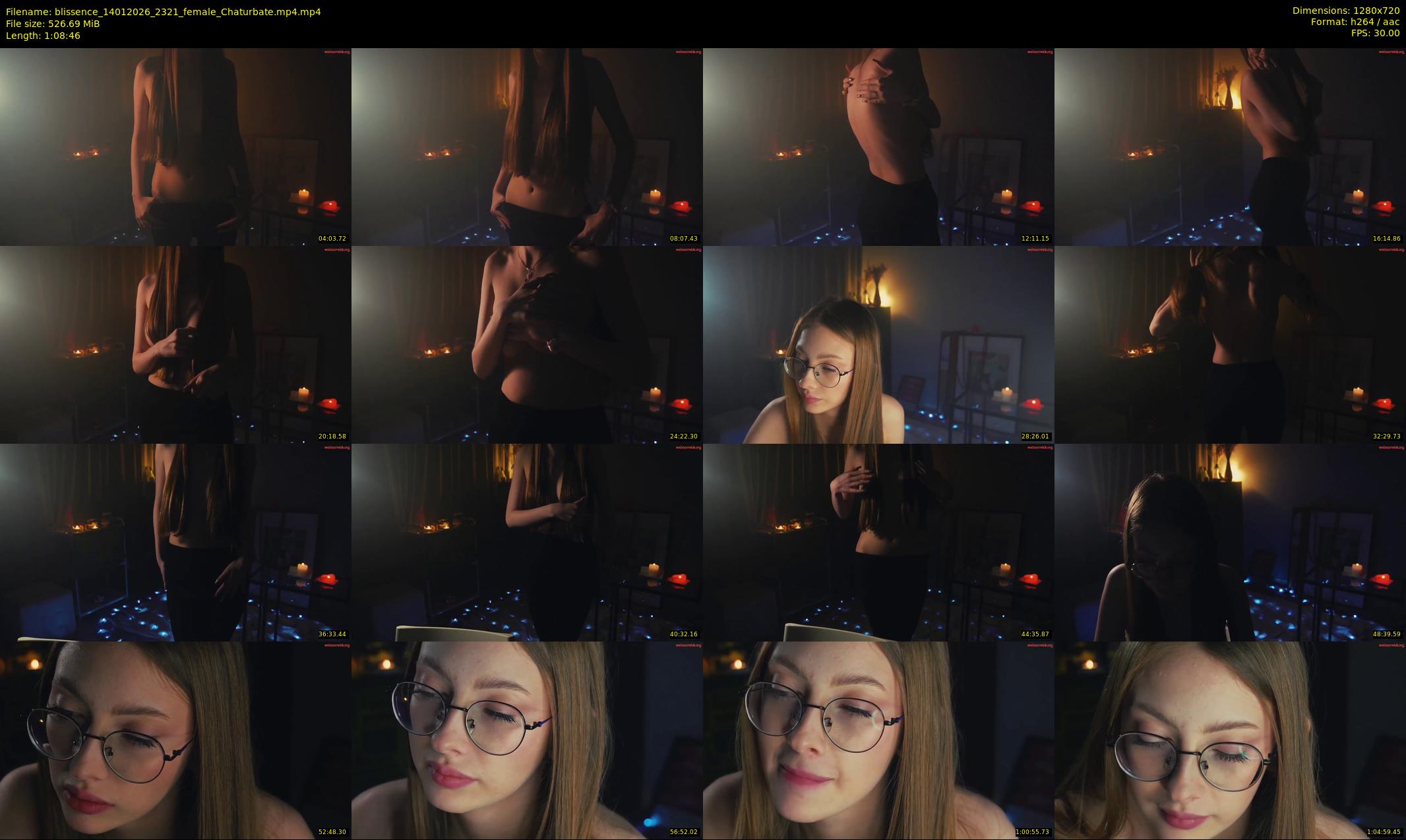blissence — 69 minute Chaturbate female cam show recording, 720p, Jan 14, 2026