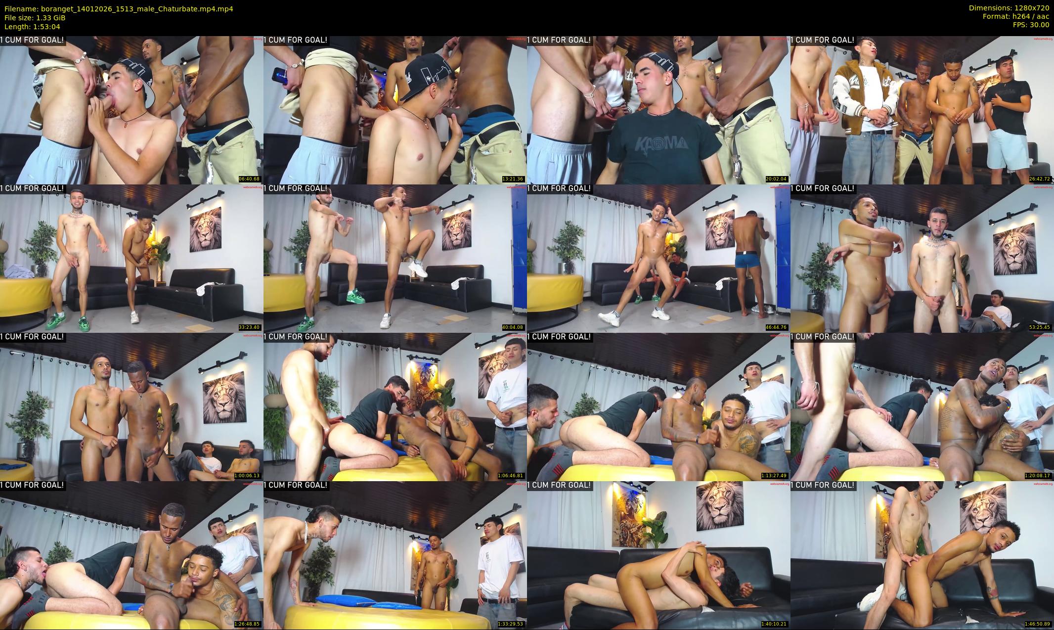 boranget — 114 minute Chaturbate male cam show recording, 720p, Jan 14, 2026